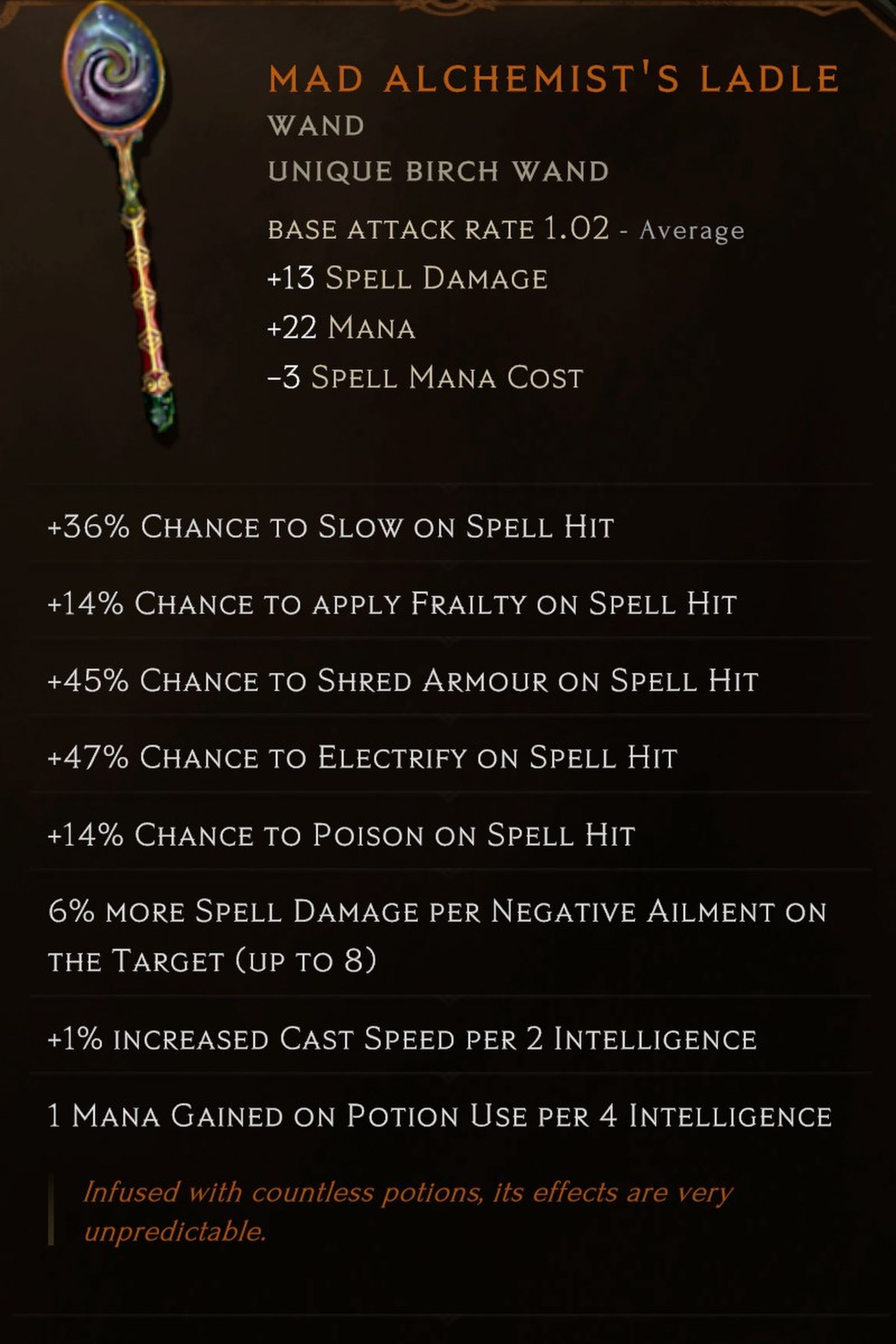 Last Epoch Mad Alchemist's Ladle