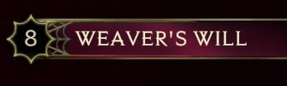Last Epoch Weaver's Will Modifier