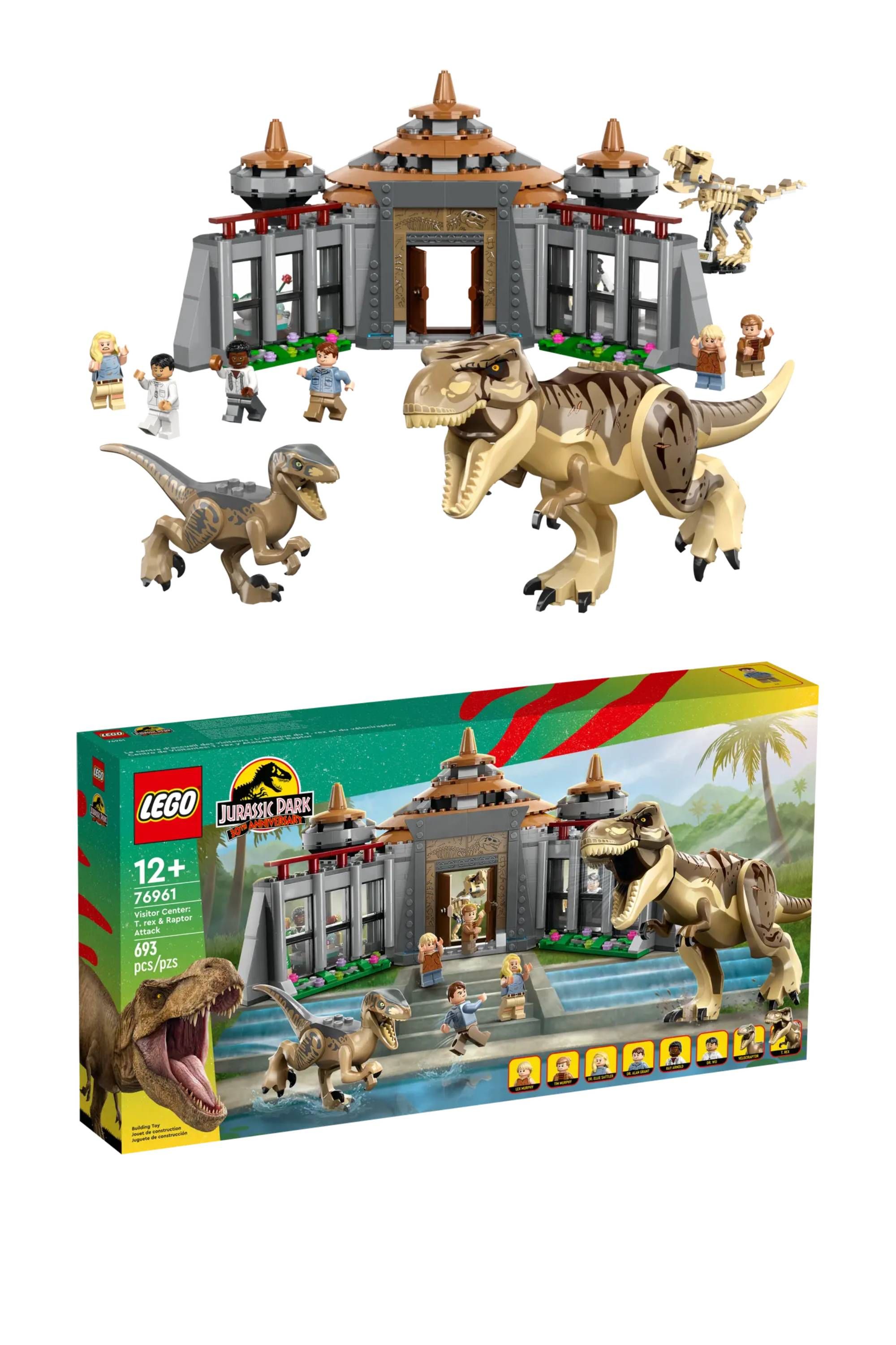 LEGO Jurassic World Visitor Center - T. rex & Raptor Attack