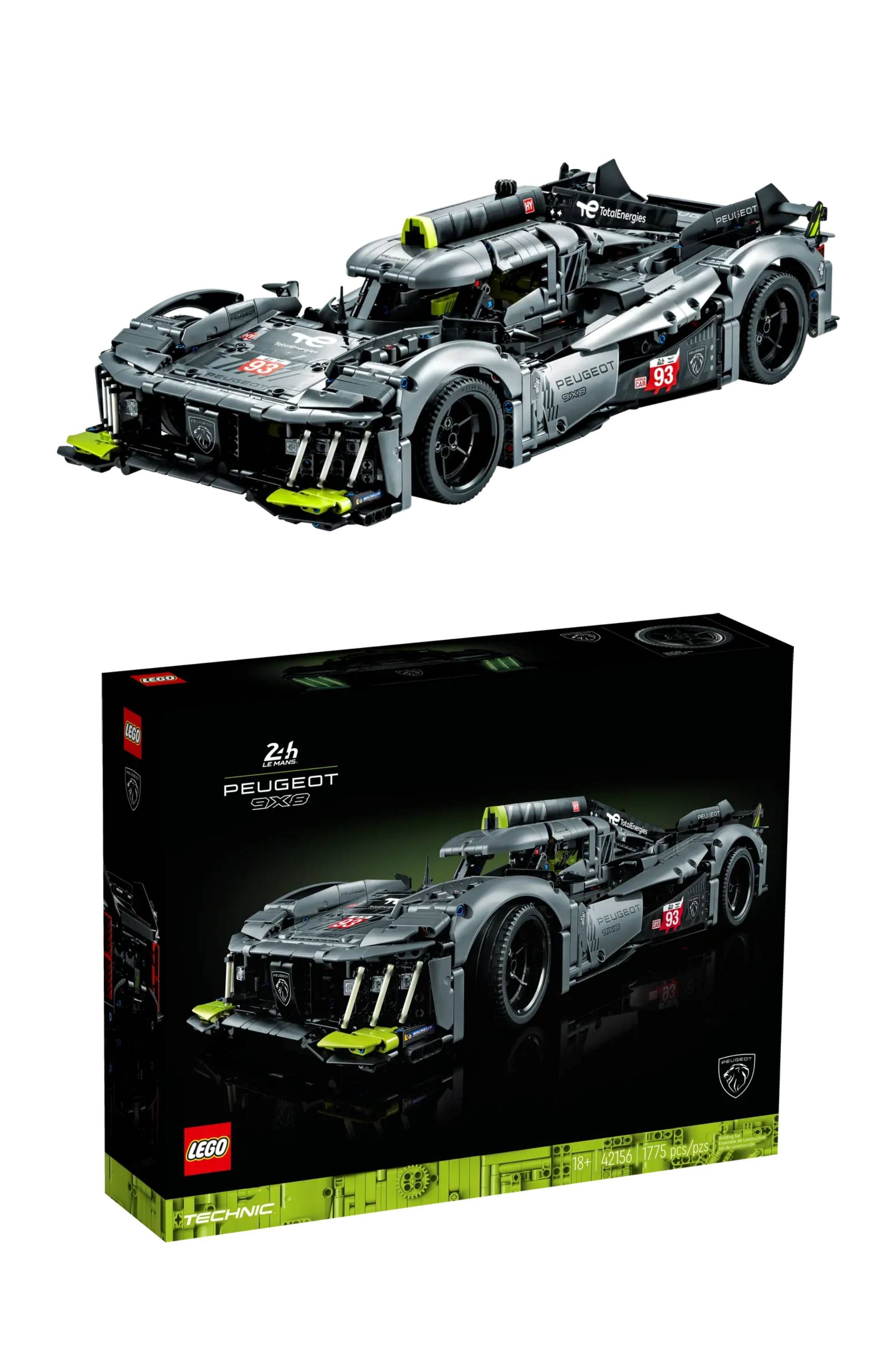 LEGO Technic Peugeot 9X8 24H Le Mans Hybrid Hypercar