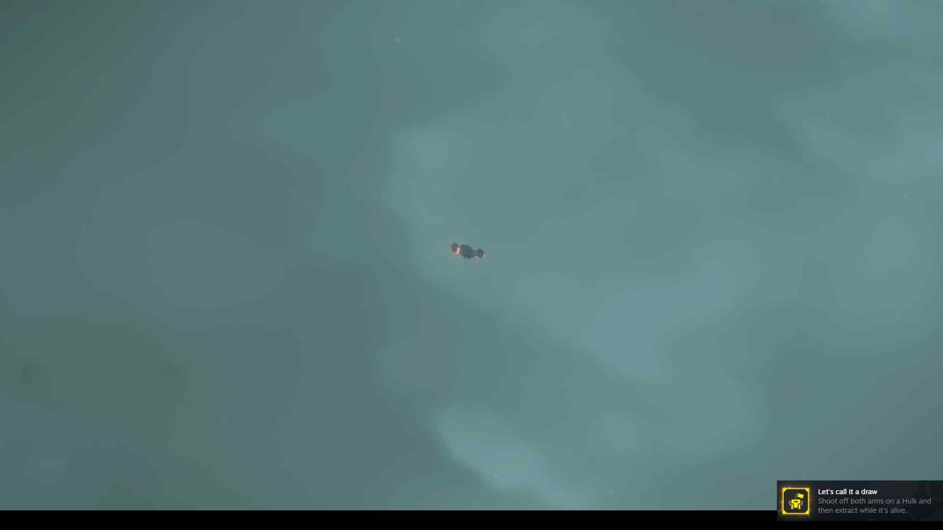 Let's Call It A Draw Trophy or achievement unlock screen in Helldivers 2