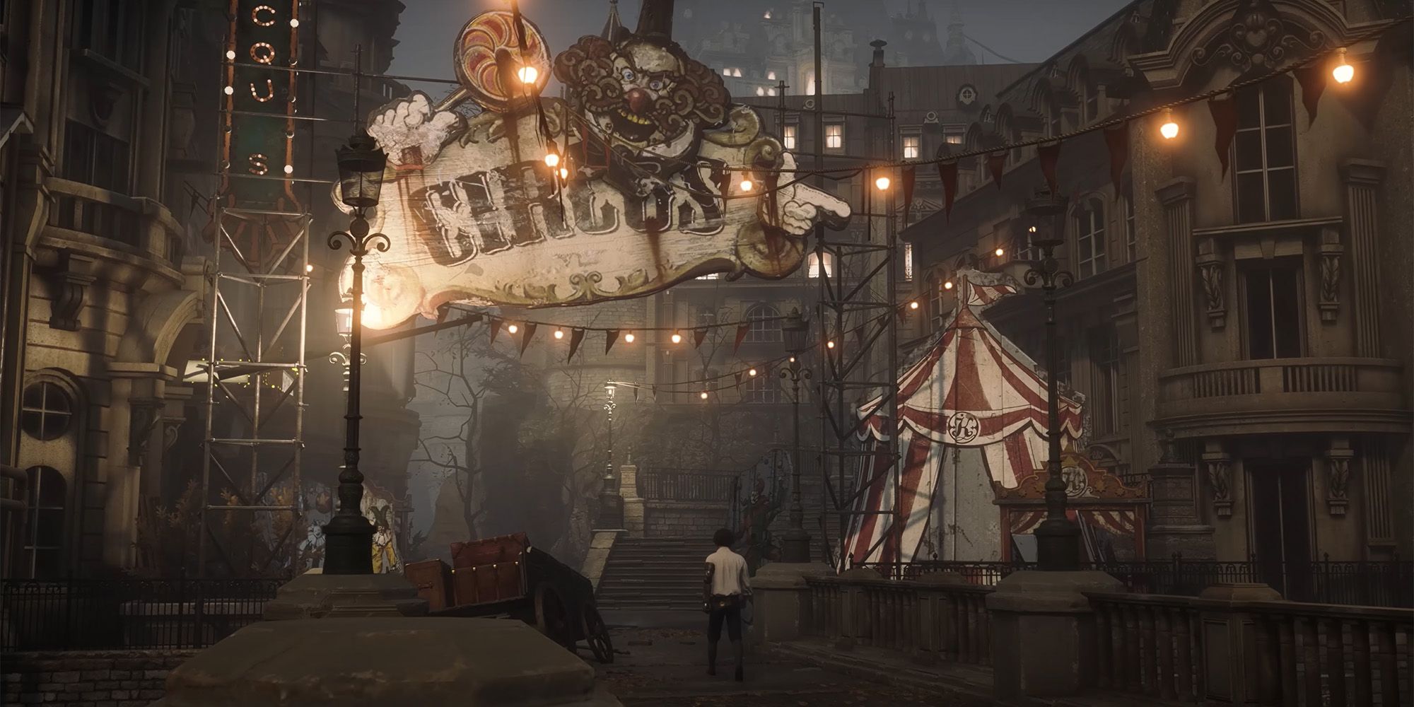 Pinocchio exploring the circus in Lies of P