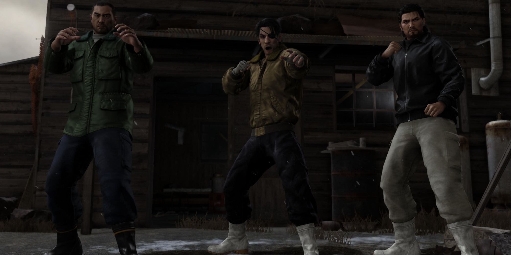 Like A Dragon Infinite Wealth, Majima, Saejima, and Daigo ready for battle