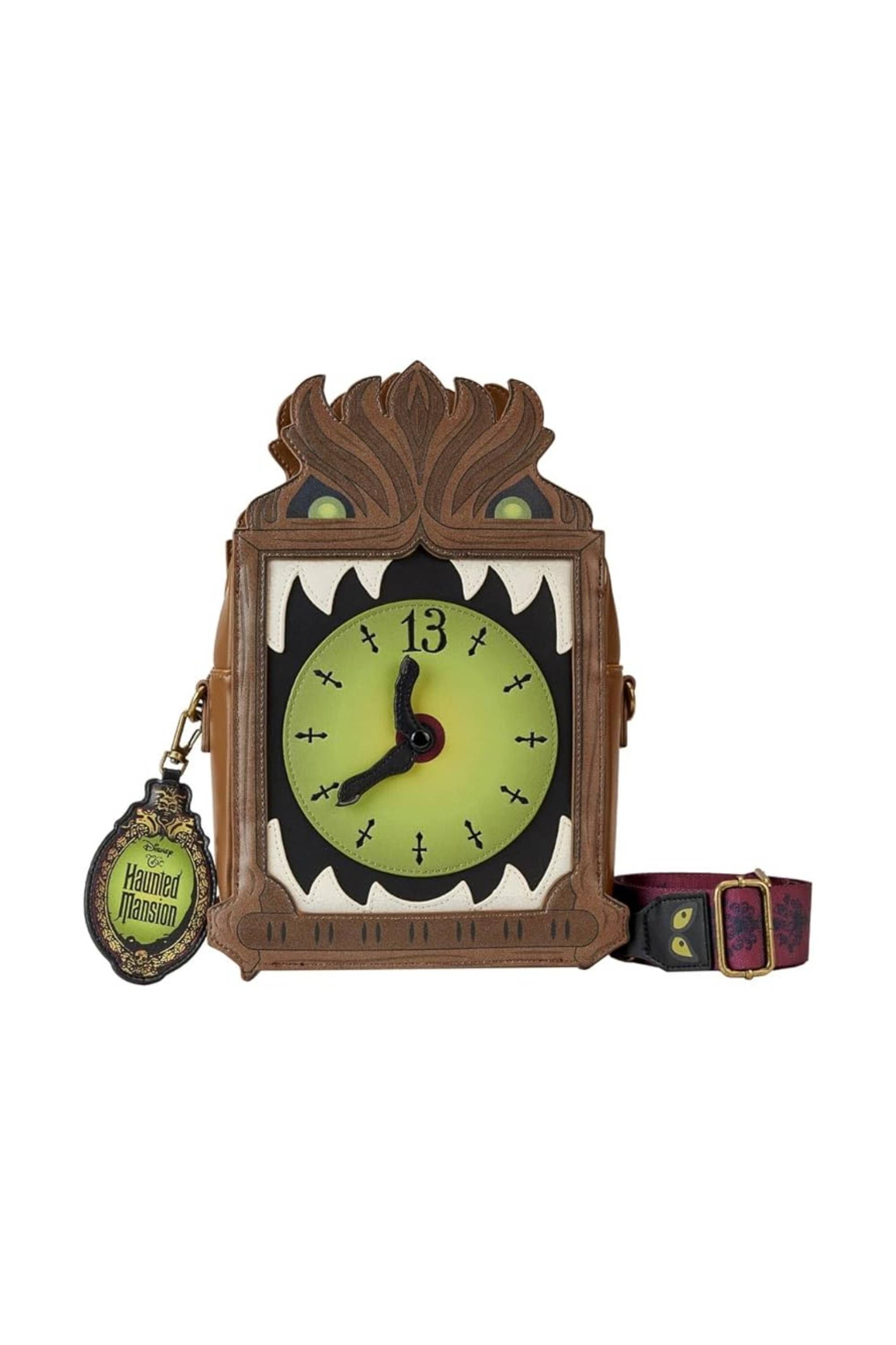 Loungefly Disney Haunted Mansion Clock Crossbody Bag