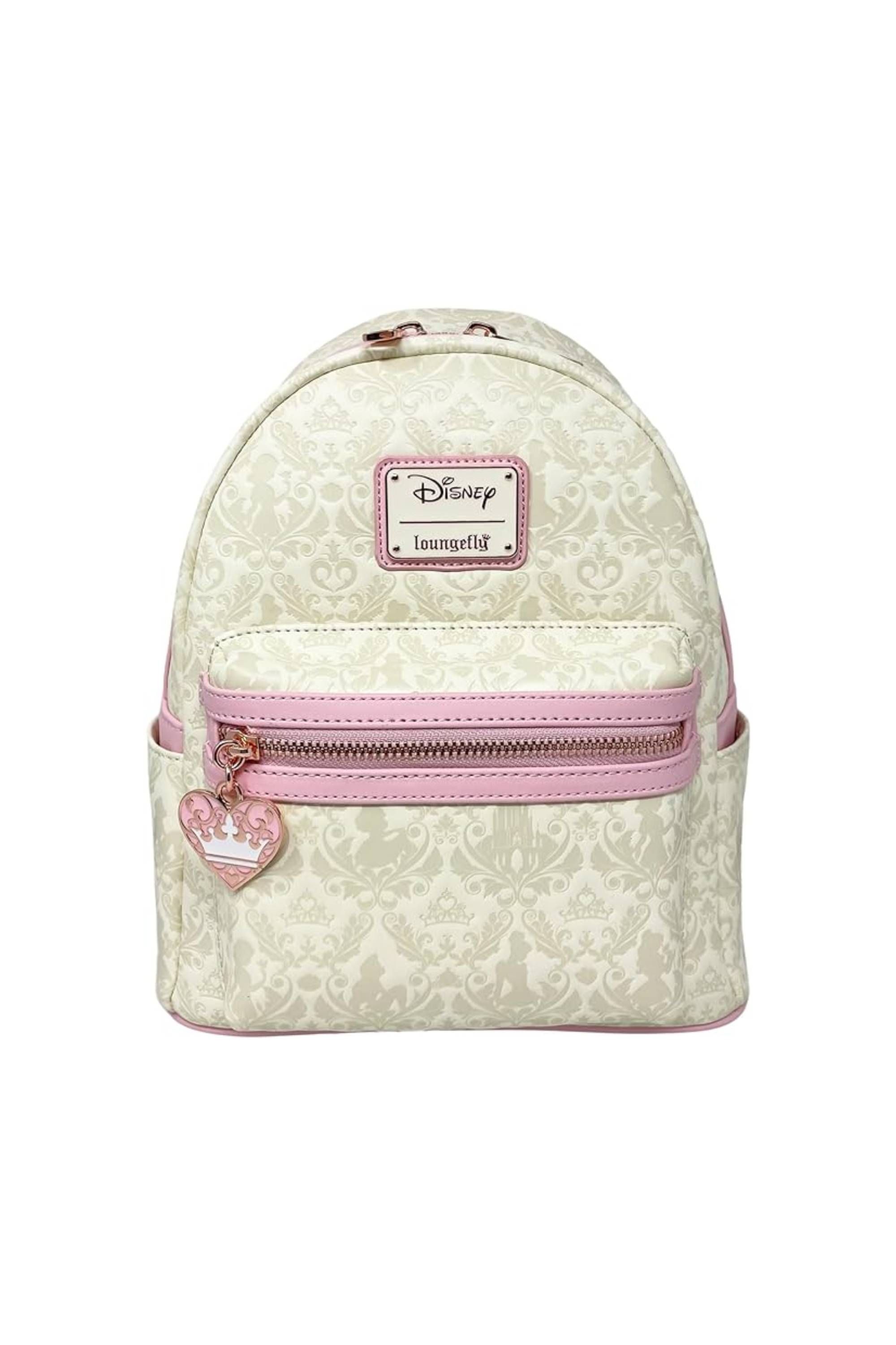 Loungefly Disney Princesses Damask Debossed Womens Double Strap Shoulder Bag