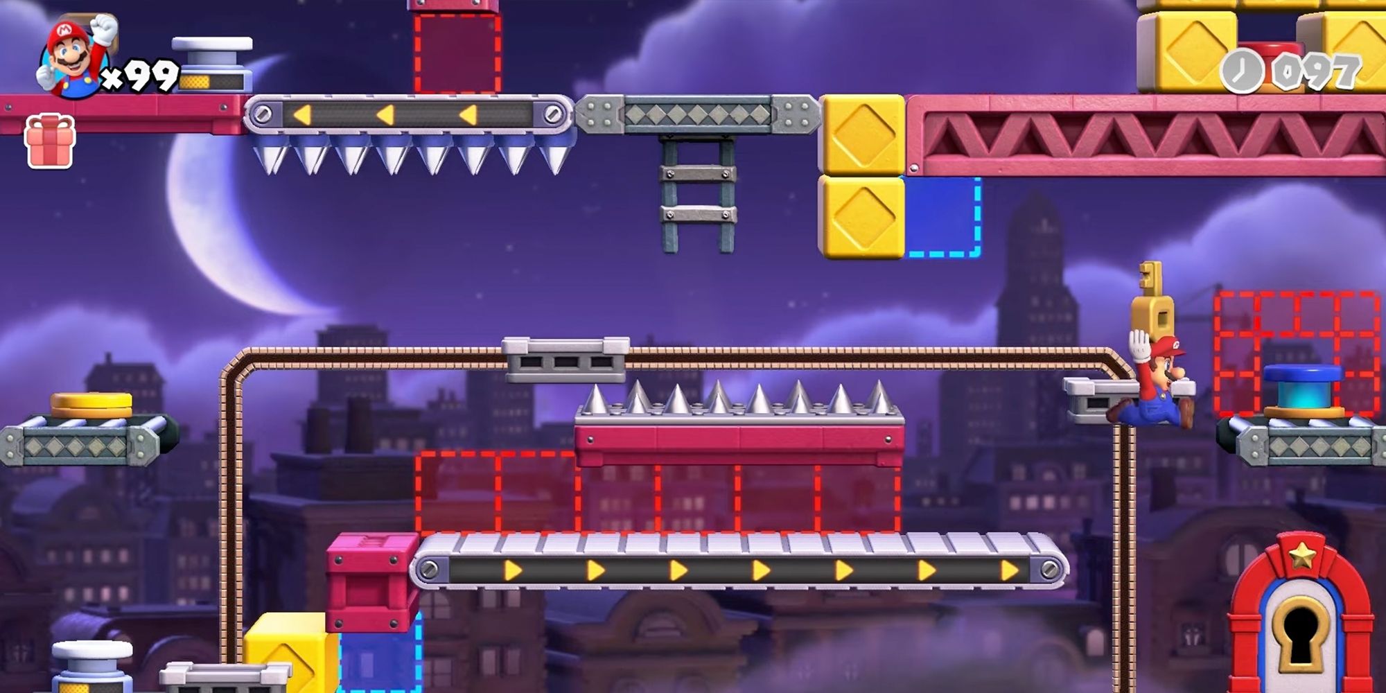 In the remake, restarting or quitting a level do not cost lives