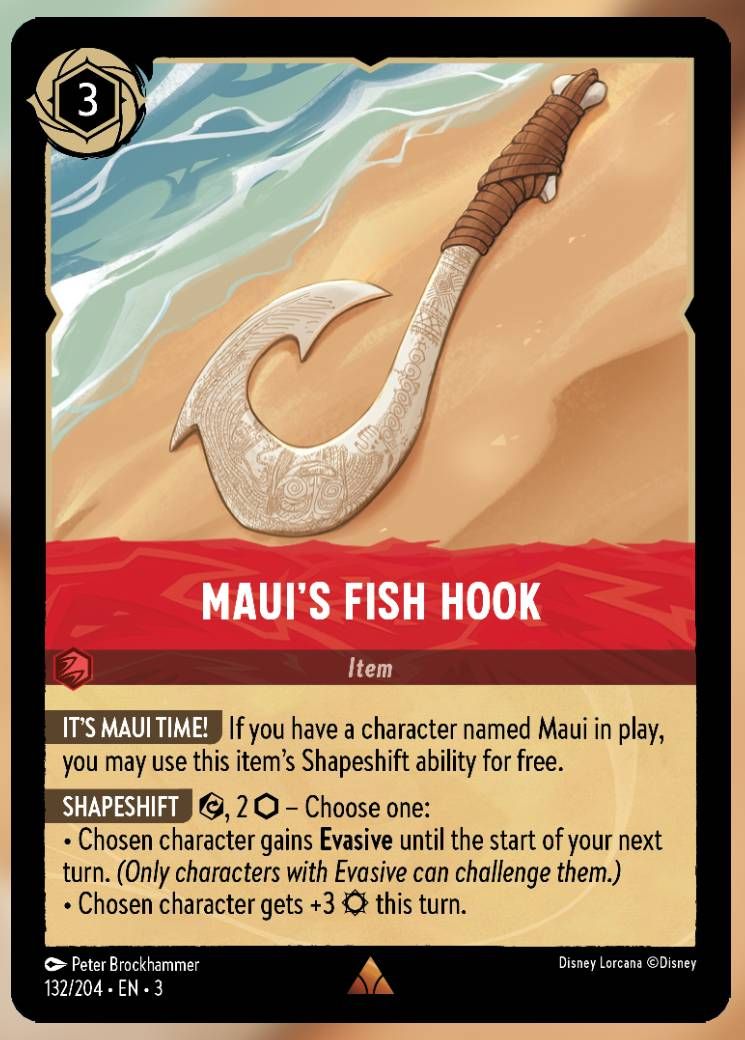 Maui's Fish Hook Lorcana