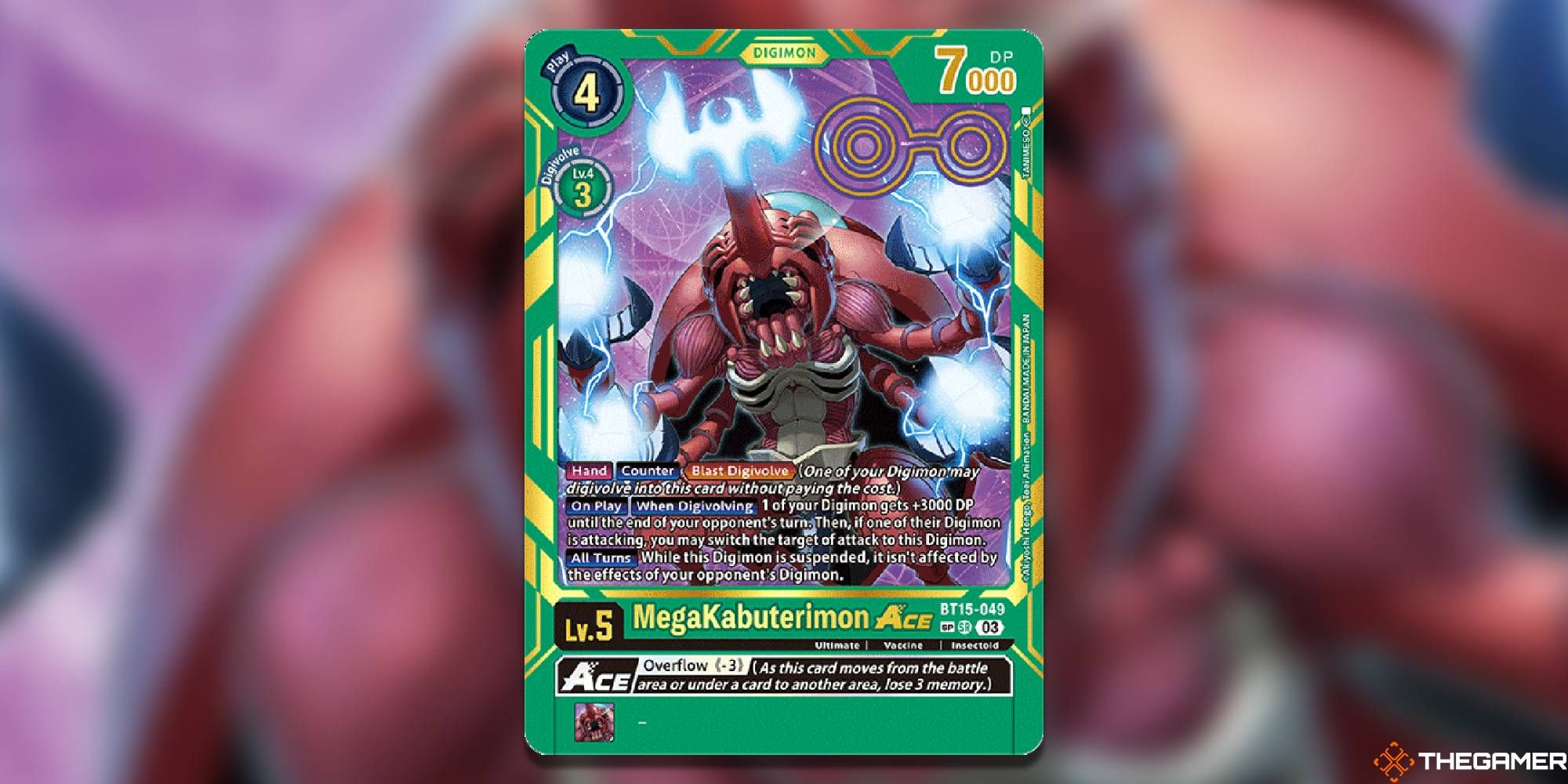 megakabuterimon ace magnaangemon metalgreymon and weregarurumon ace most valuable cards BT15 exceed apocalypse digimon card game