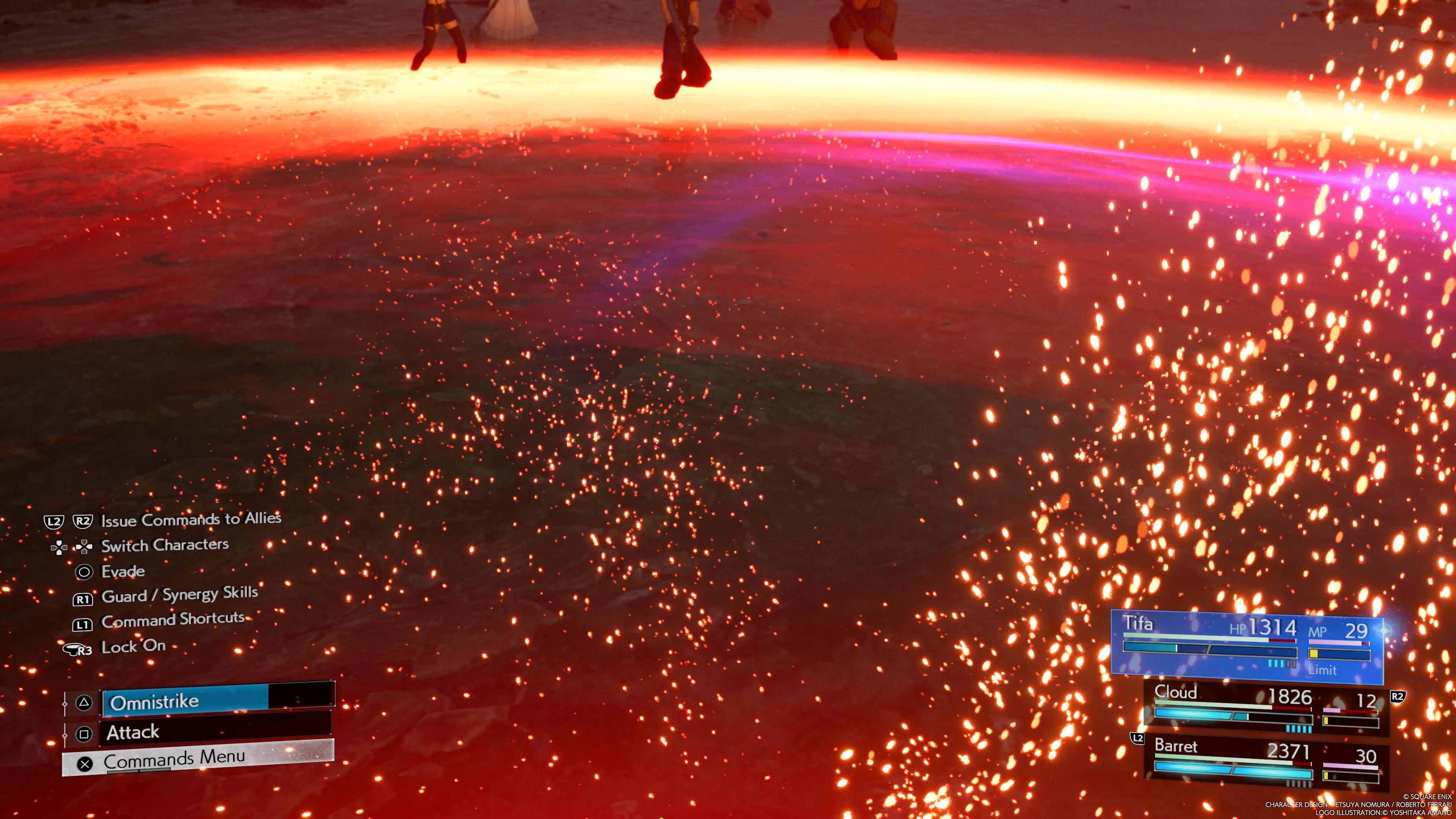 Midgardsormr attacks the party in FF7 REbirth