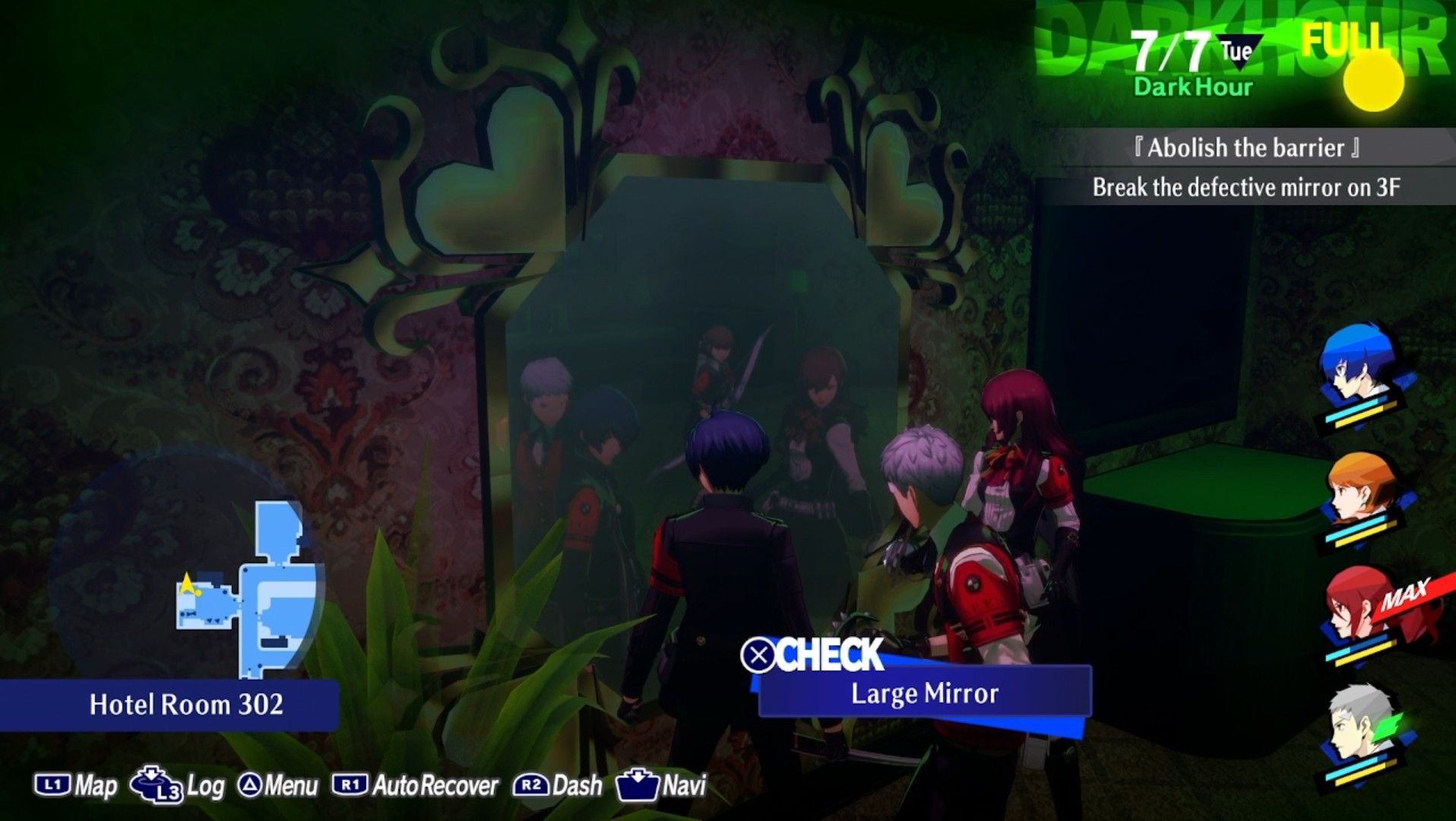 mirror with reflections persona 3 reload july full moon p34