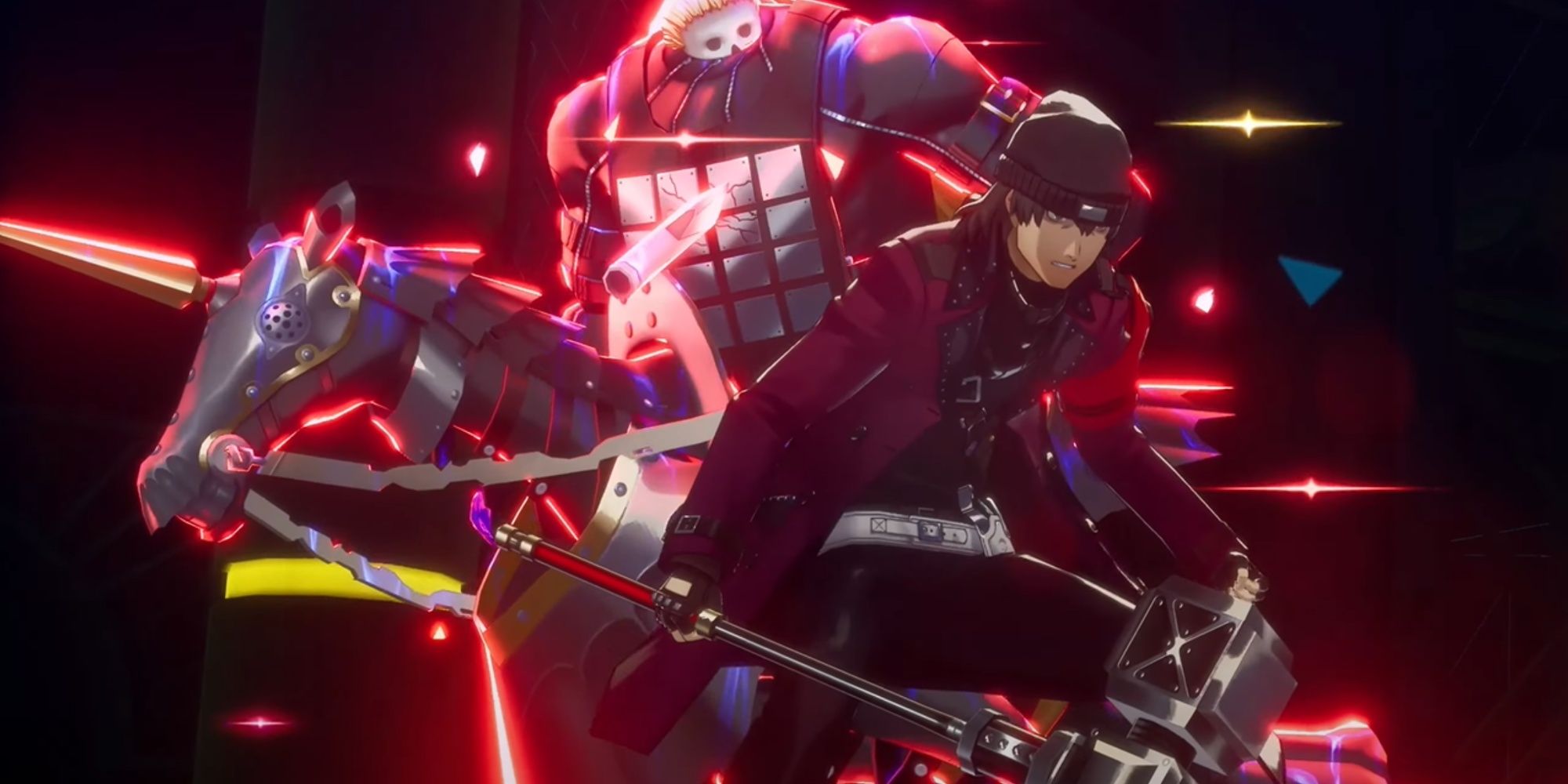 Shinjiro and Castor Glowing Red in Persona 3 Reload