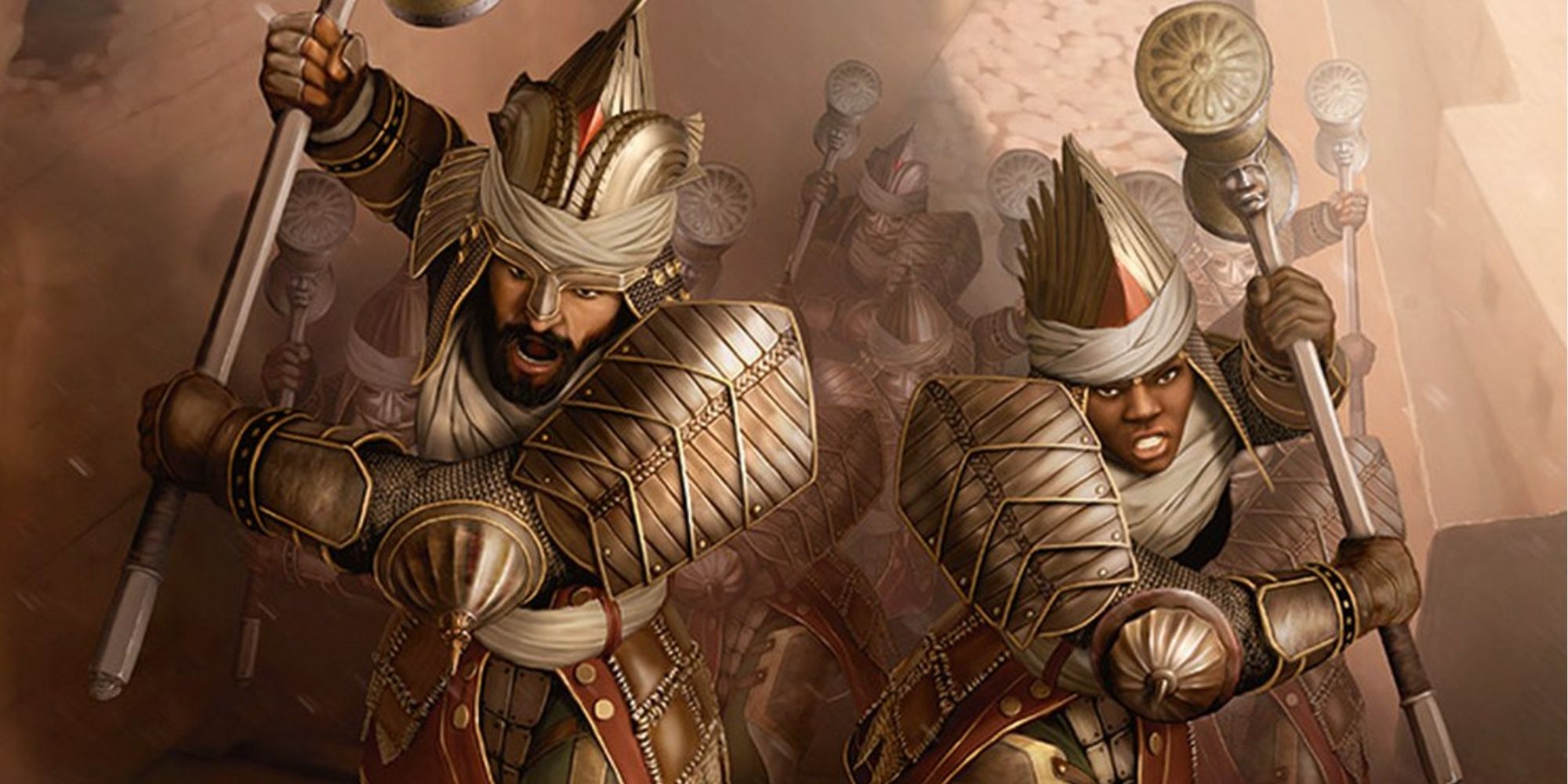 Heavy Infantry Magic: The Gathering card art by David Gaillet