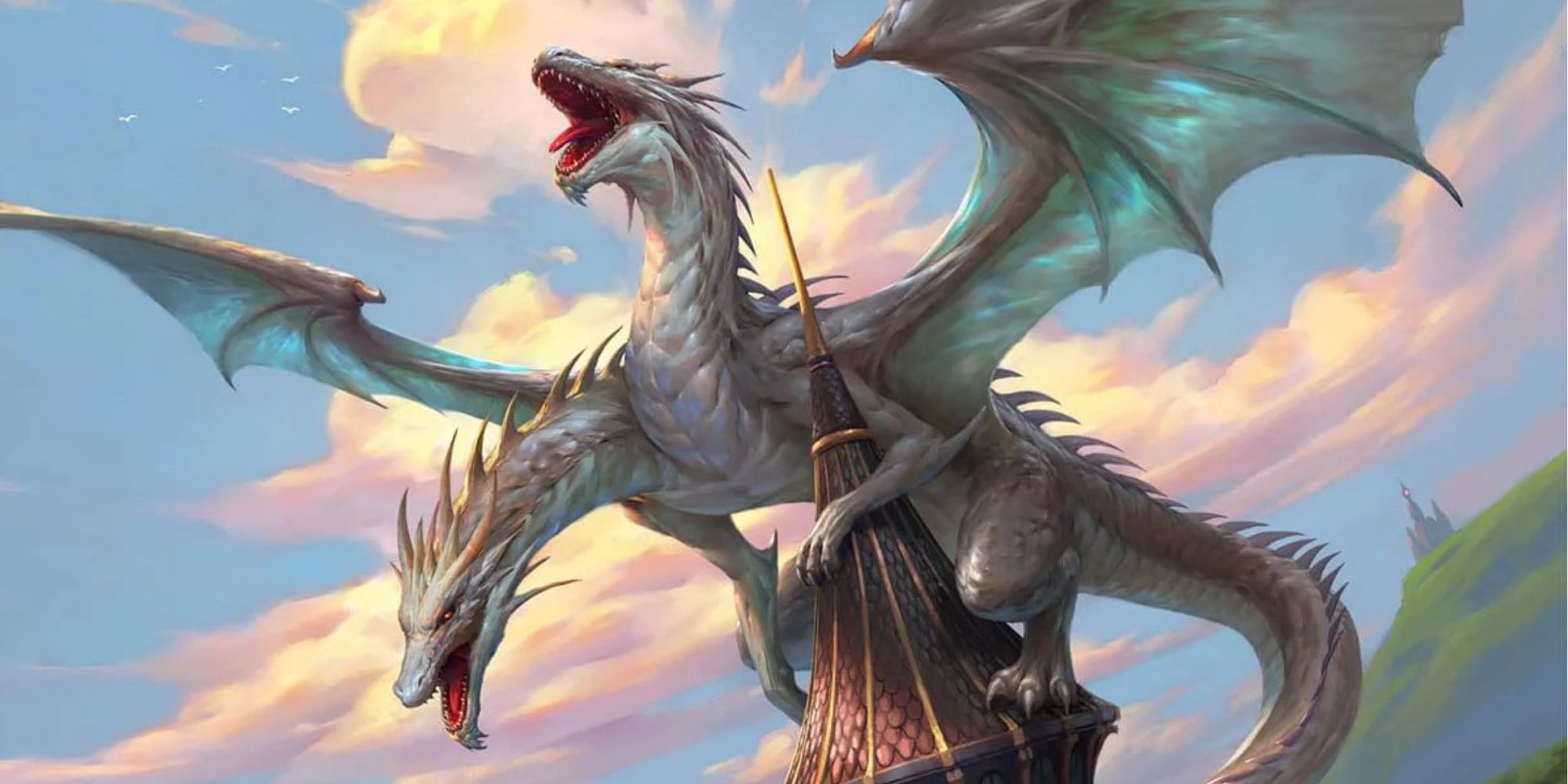 Two-Headed Hellkite Magic: The Gathering art by Fajareka Setiawan