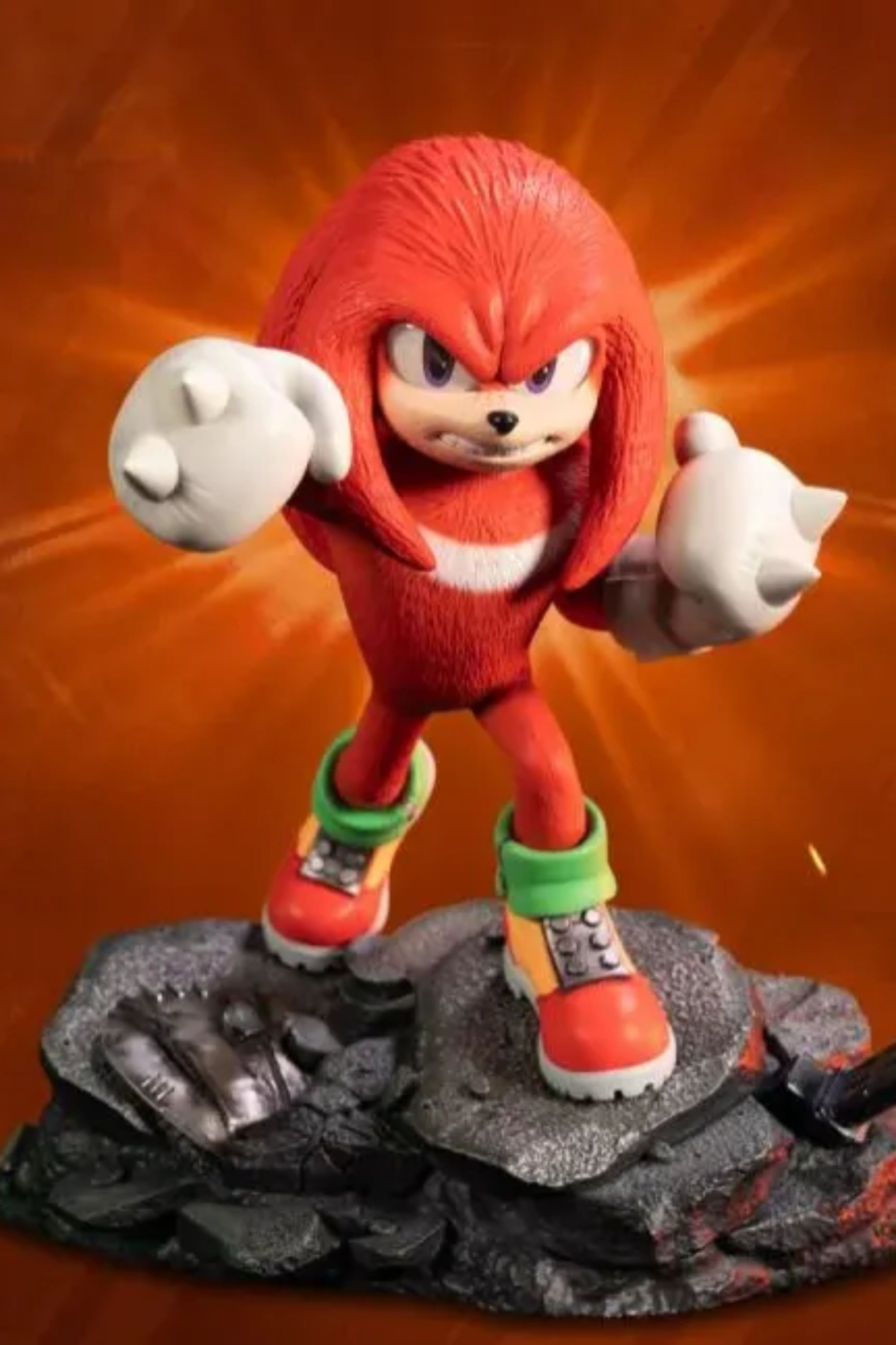 Sonic the Hedgehog 2 Knuckles Standoff Statue