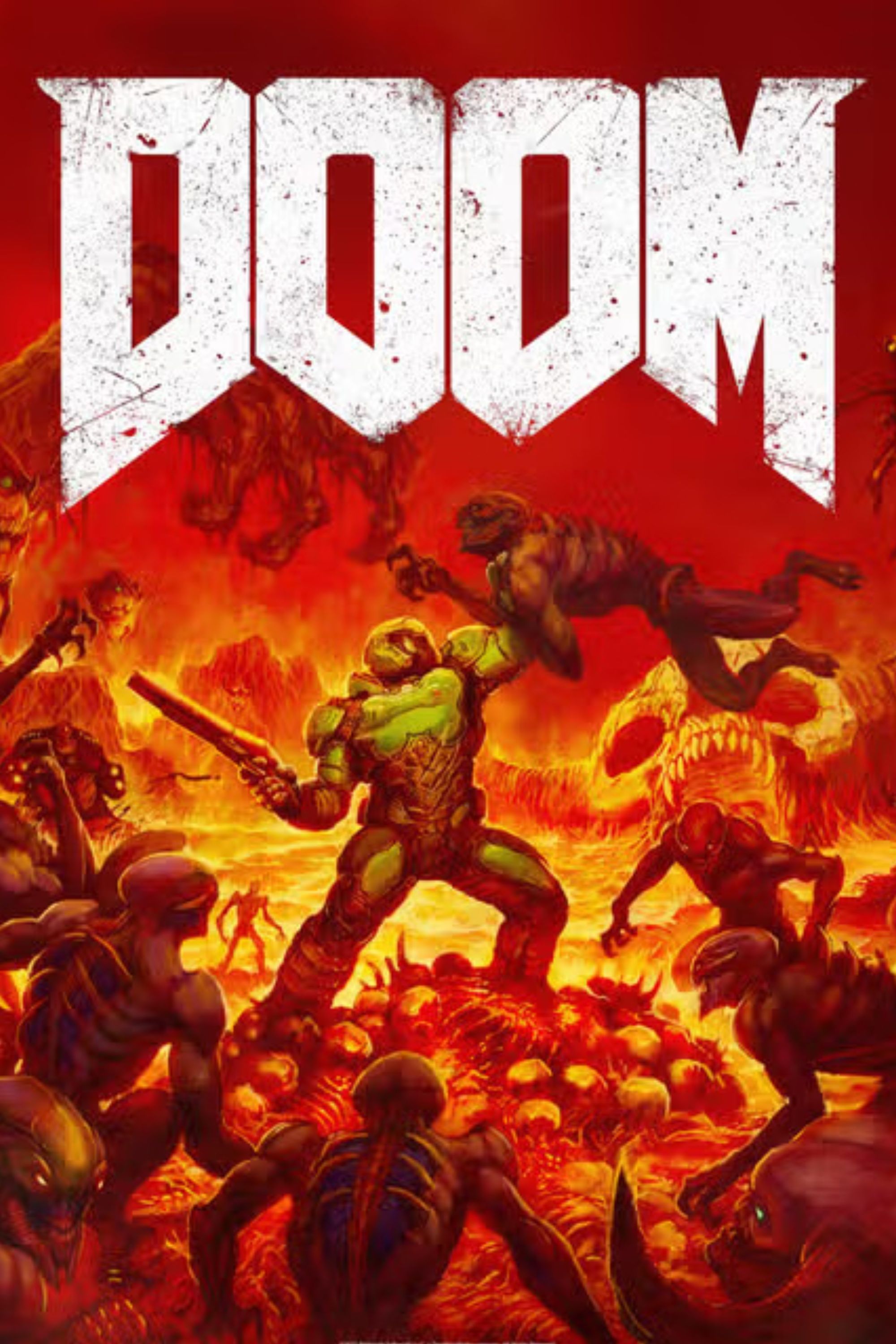 DOOM Demonic Forces Displate Poster