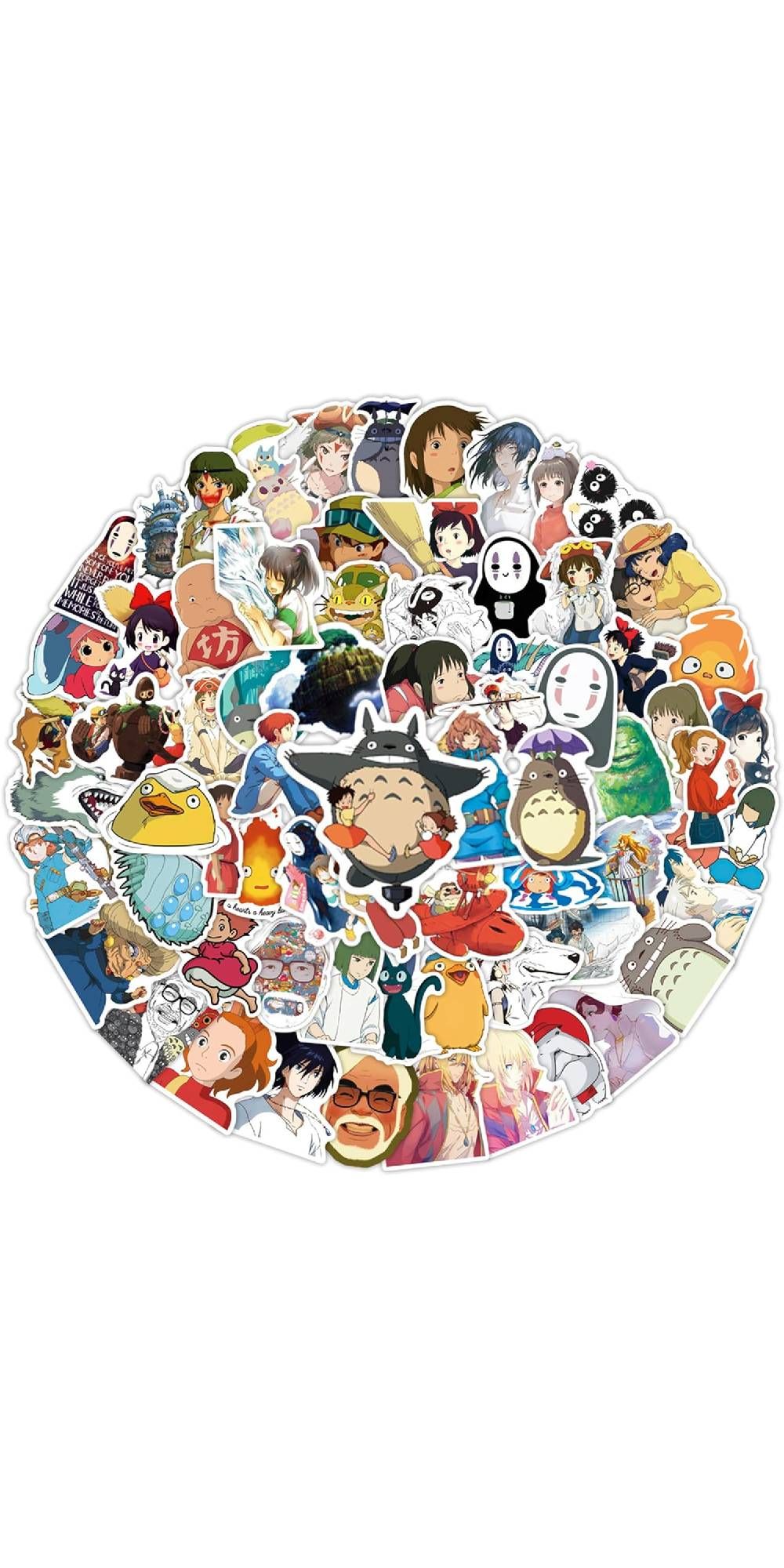 Miyazaki Hayao Waterproof Luggage Stickers 100pcs