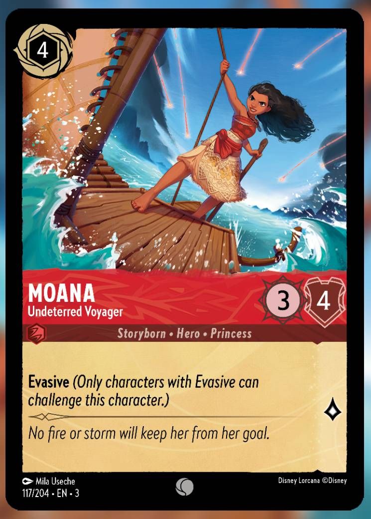 moana undeterred voyager lorcana