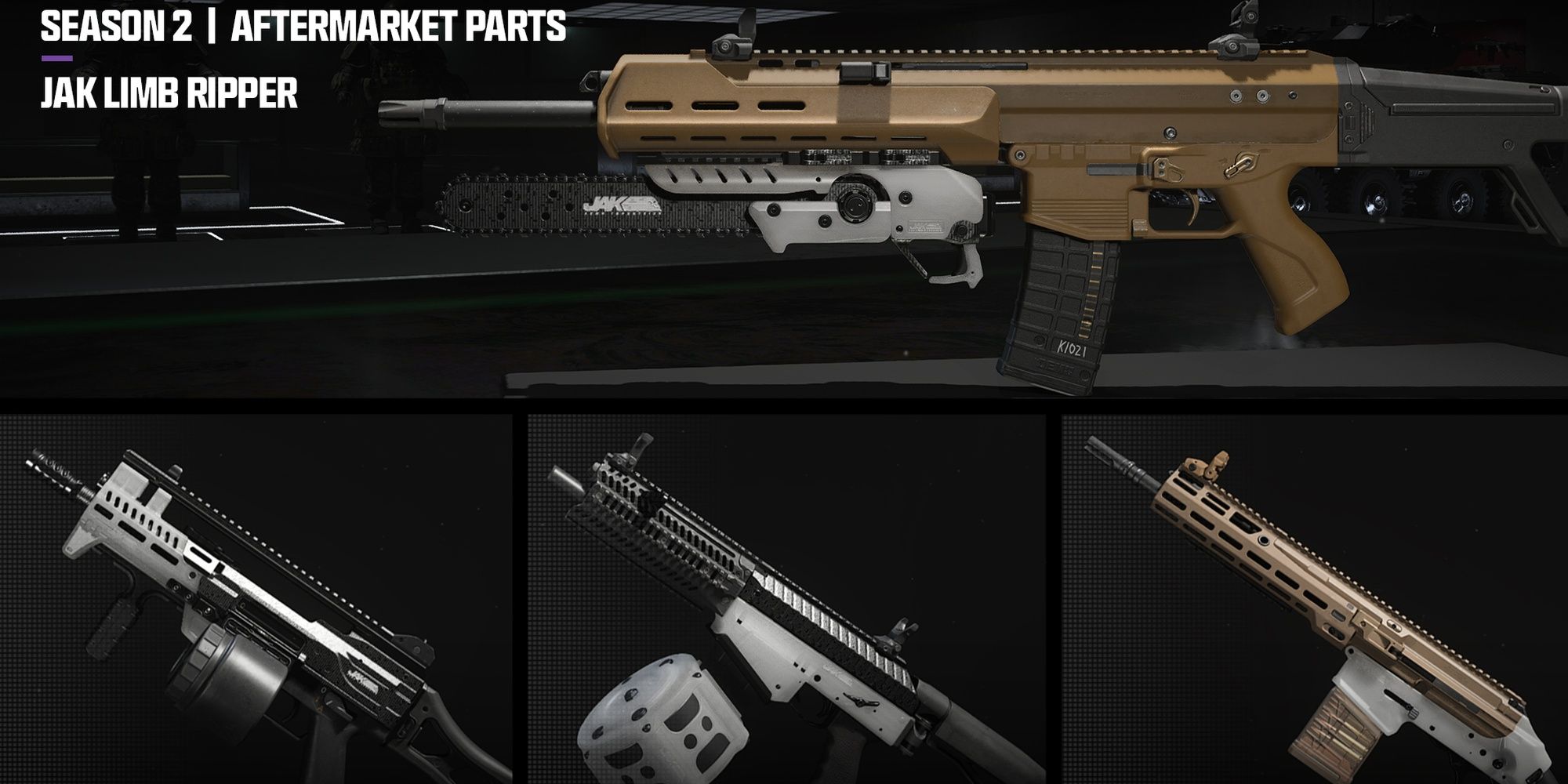 Modern Warfare 3 Season 2 Aftermarket Parts Collage