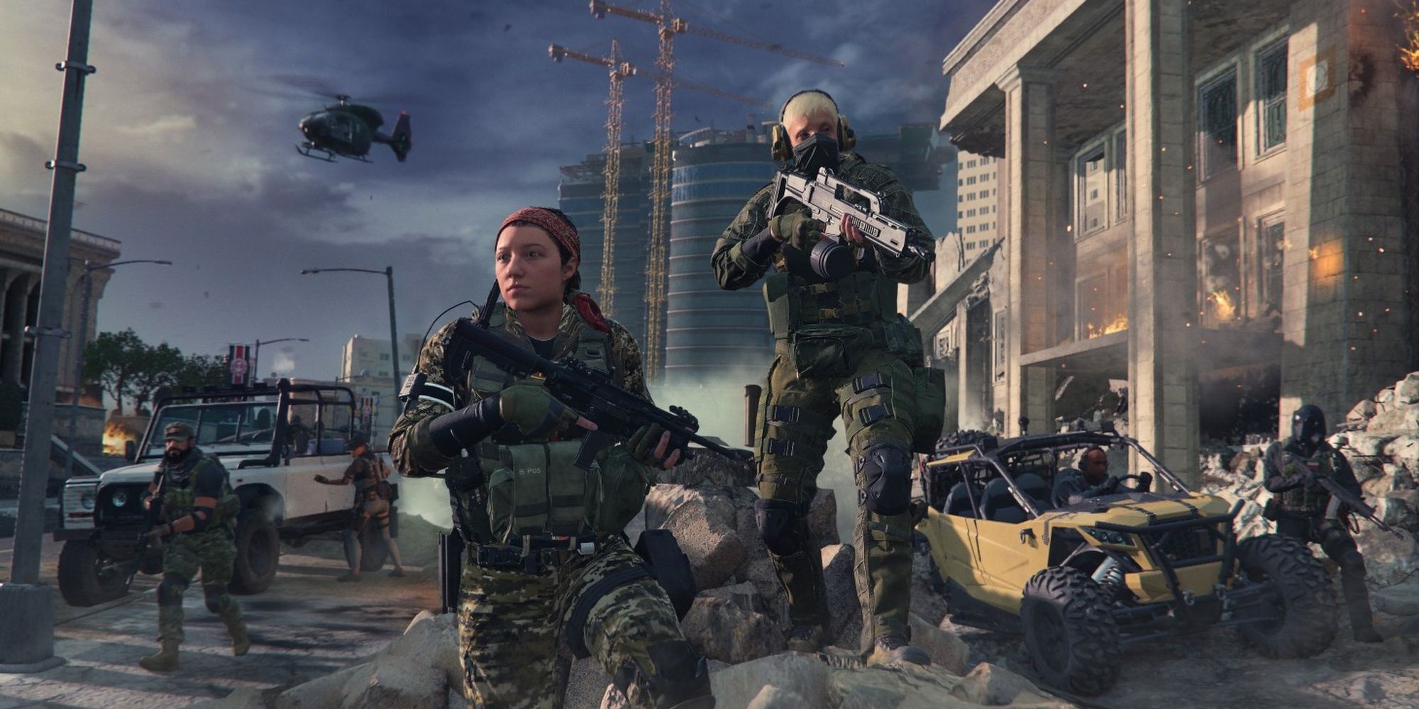 Modern Warfare 3 Squad Patrolling Urzikstan