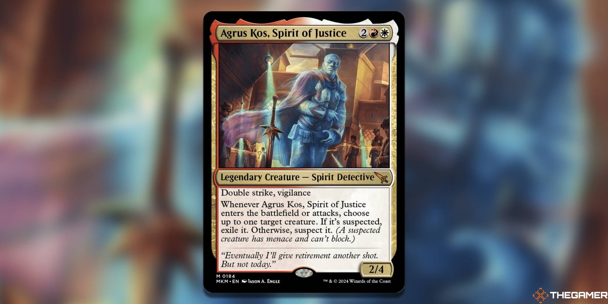 Agrus Kos, Spirit of Justice Magic: The Gathering card