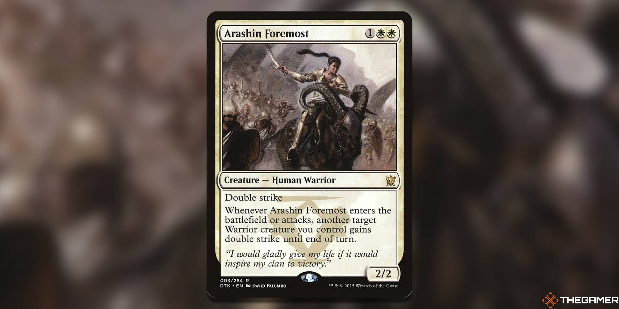 Arashin Foremost Magic: The Gathering card