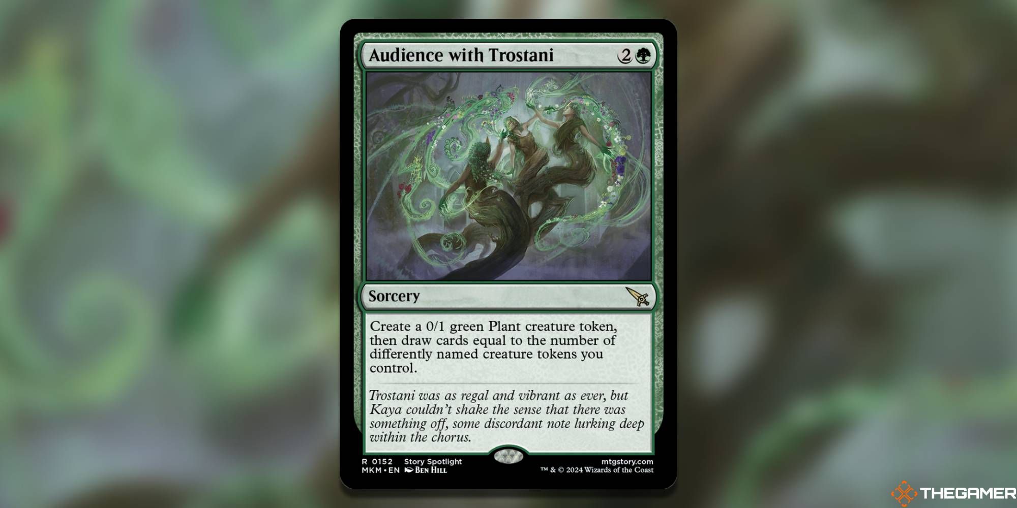 Audience with Trostani Magic: The Gathering Card