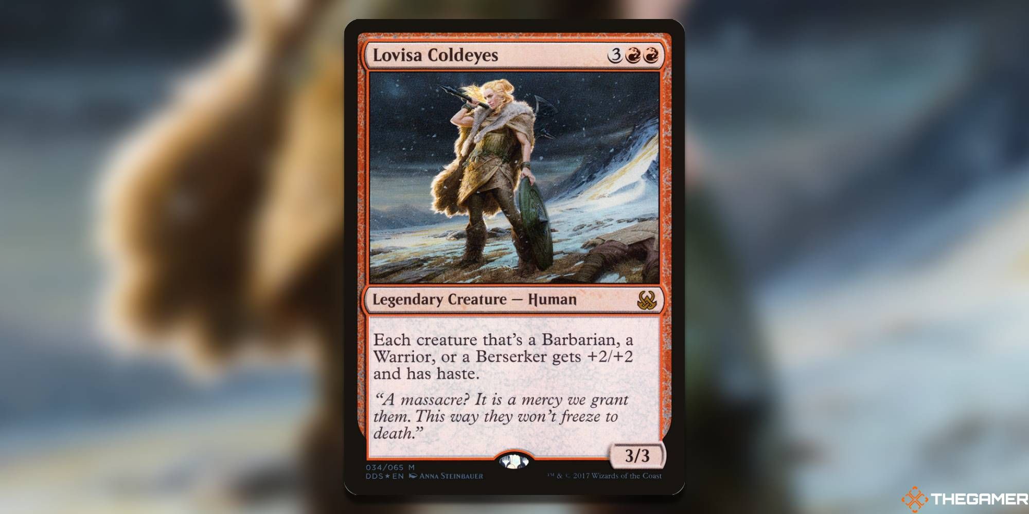 Lovisa Coldeyes Magic: The Gathering card
