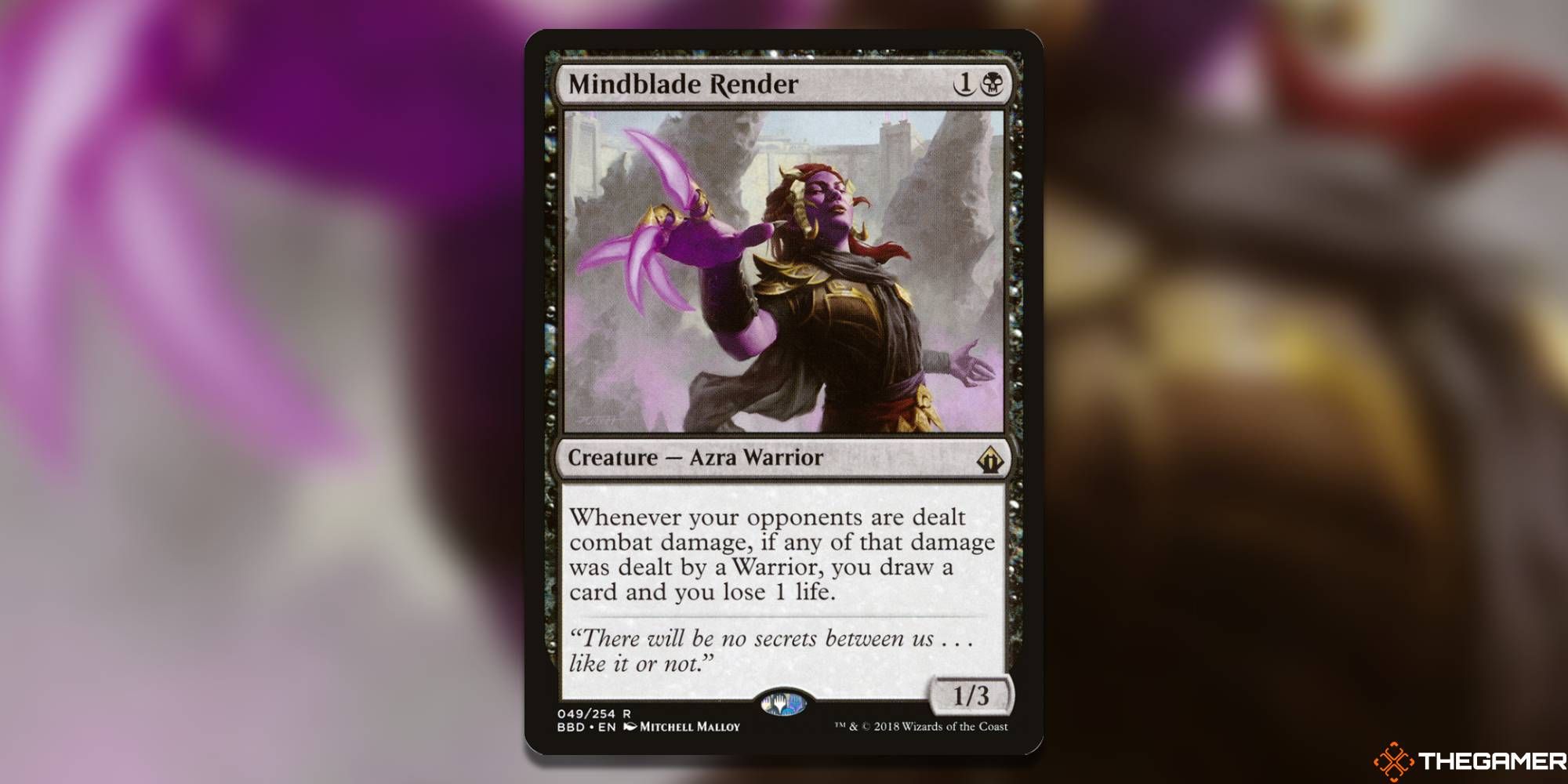Mindblade Render Magic: The Gathering card