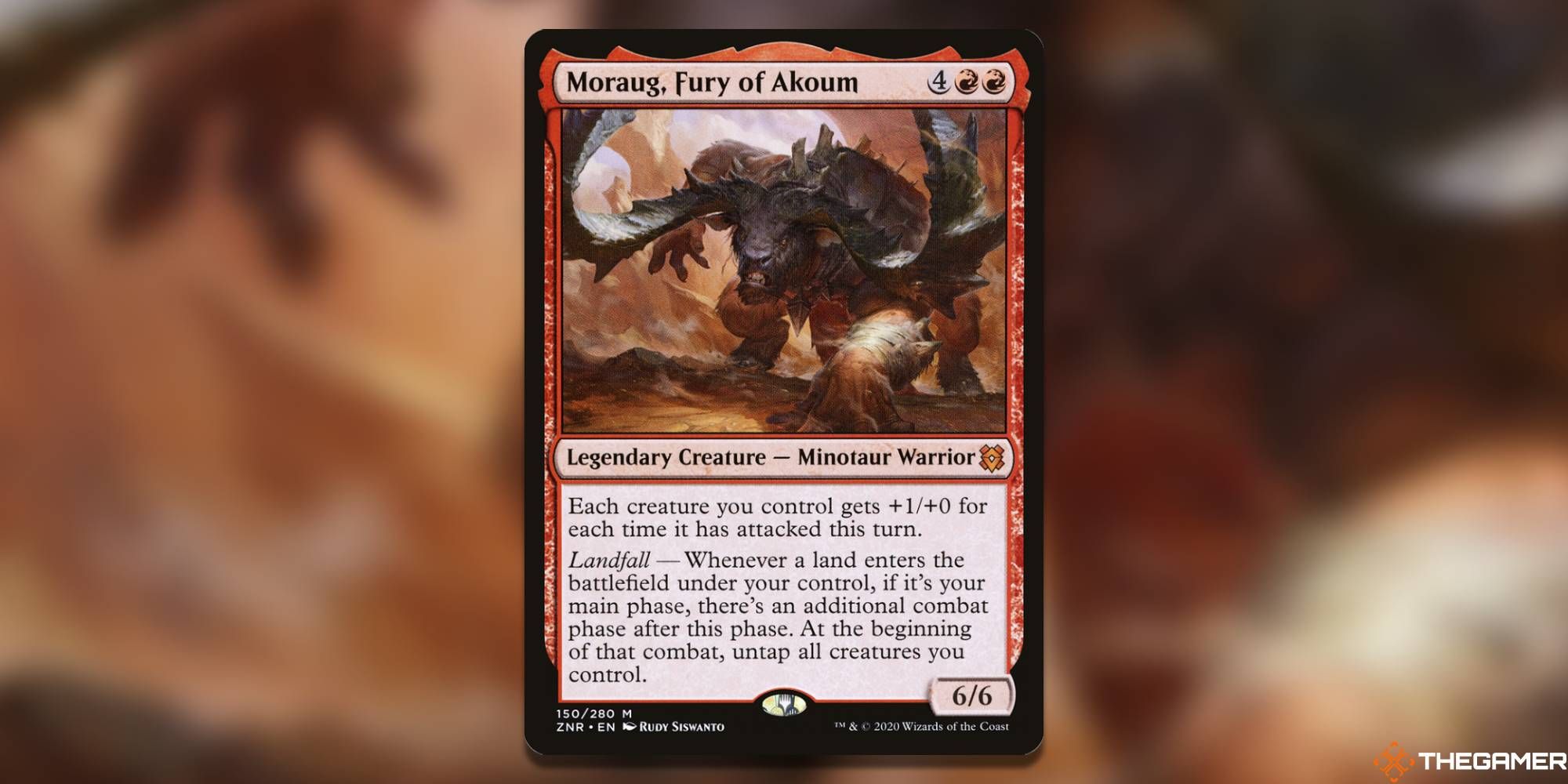 Moraug, Fury of Akoum Magic: The Gathering card