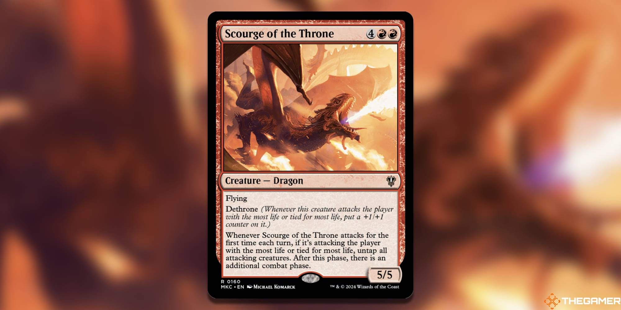 Scourge of the Throne Magic: The Gathering card