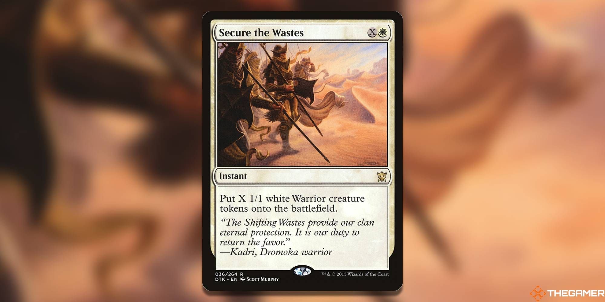 Secure the Wastes Magic: The Gathering card