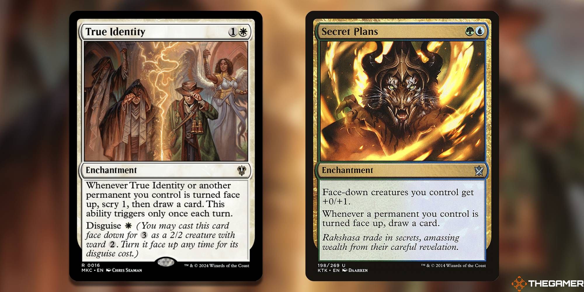 True Identity & Secret Plans Magic: The Gathering cards
