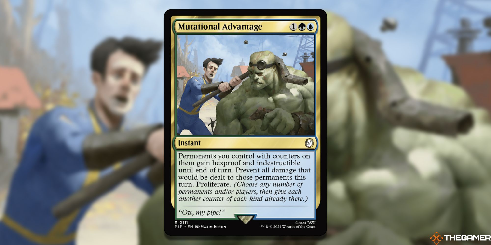MTG: Mutational Advantage card
