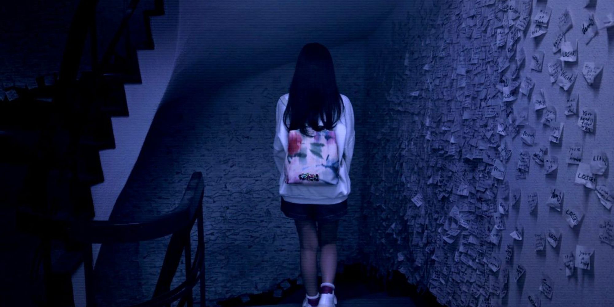 Maya walks through the Villa.