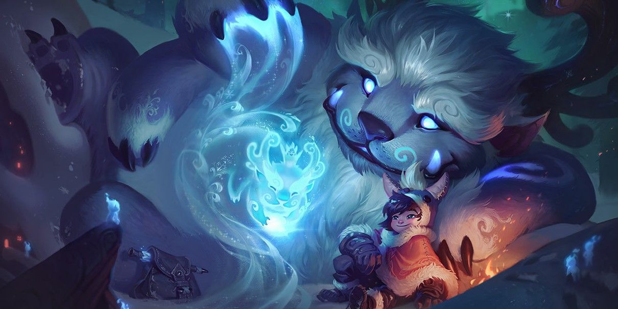 Nunu's Splash Art in League Of Legends