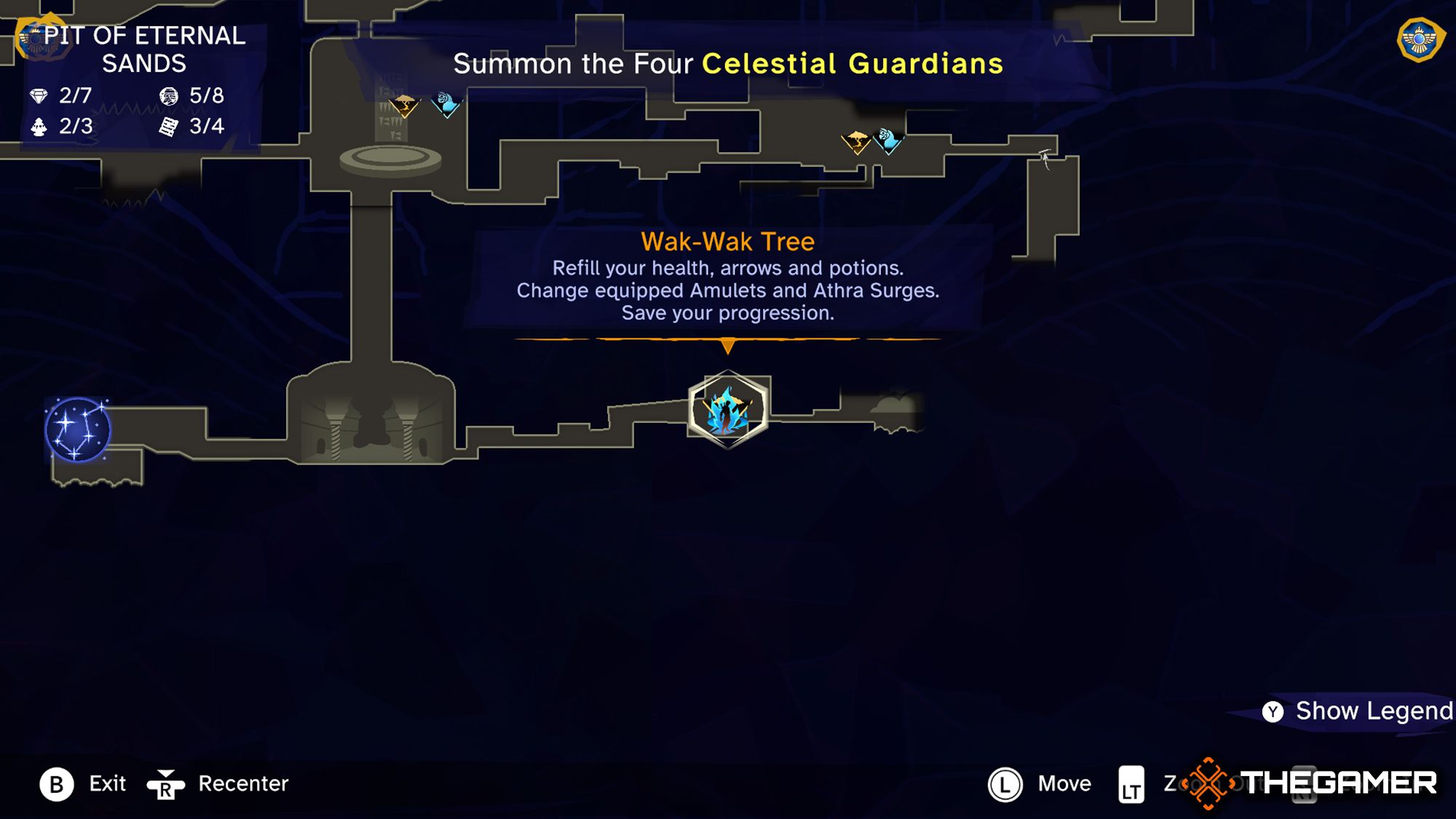 Object Found in Azhdaha's Lair Lore Item Location In Pit of Eternal Sands Map