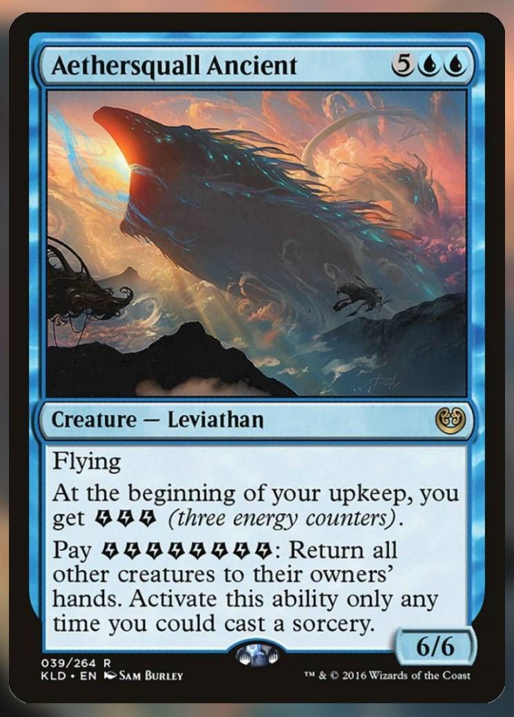 Aethersquall Ancient Magic The Gathering Card