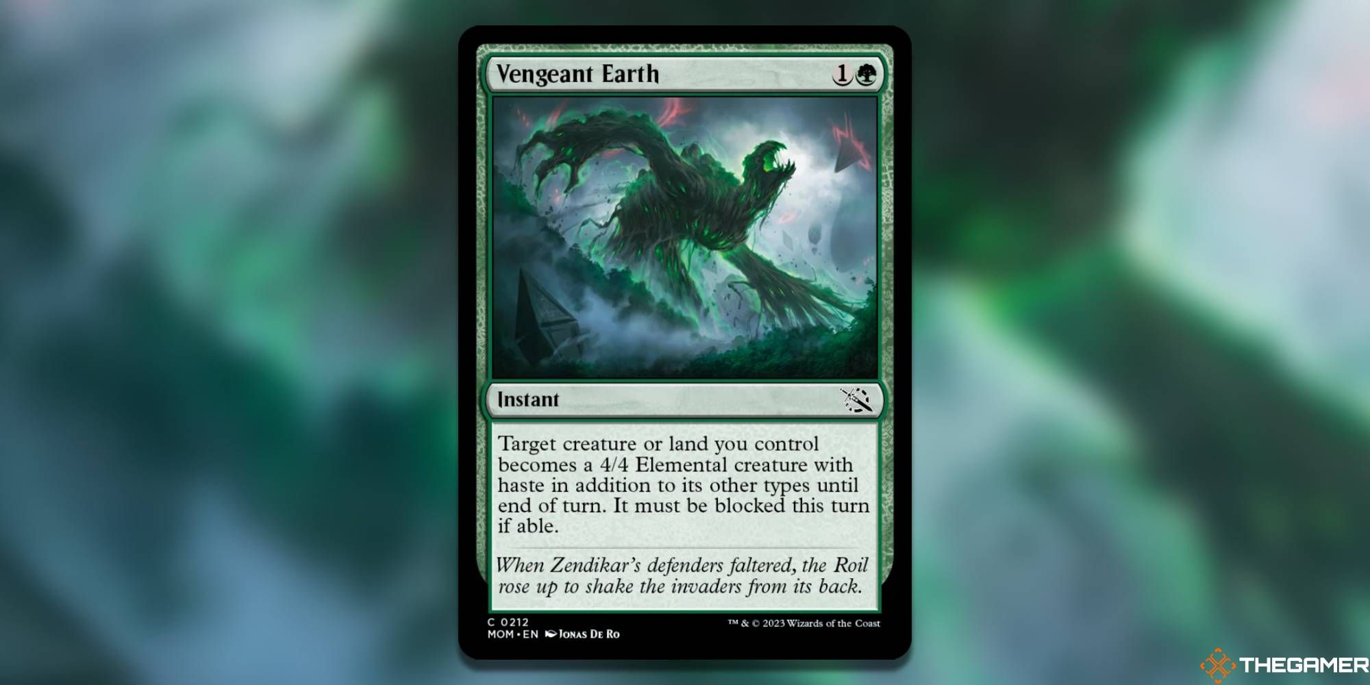 Vengeant Earth Magic The Gathering Card