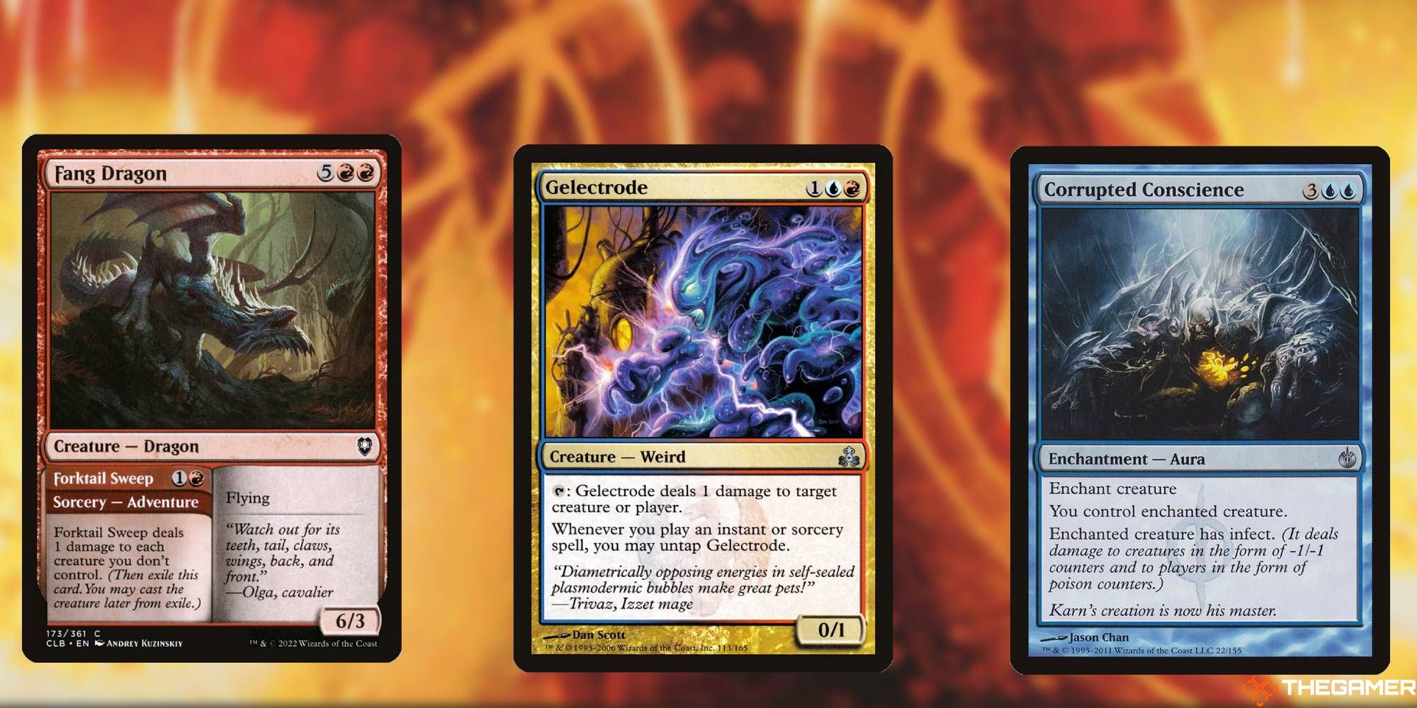 Fang Dragon, Gelectrode, and Corrupted Conscience.