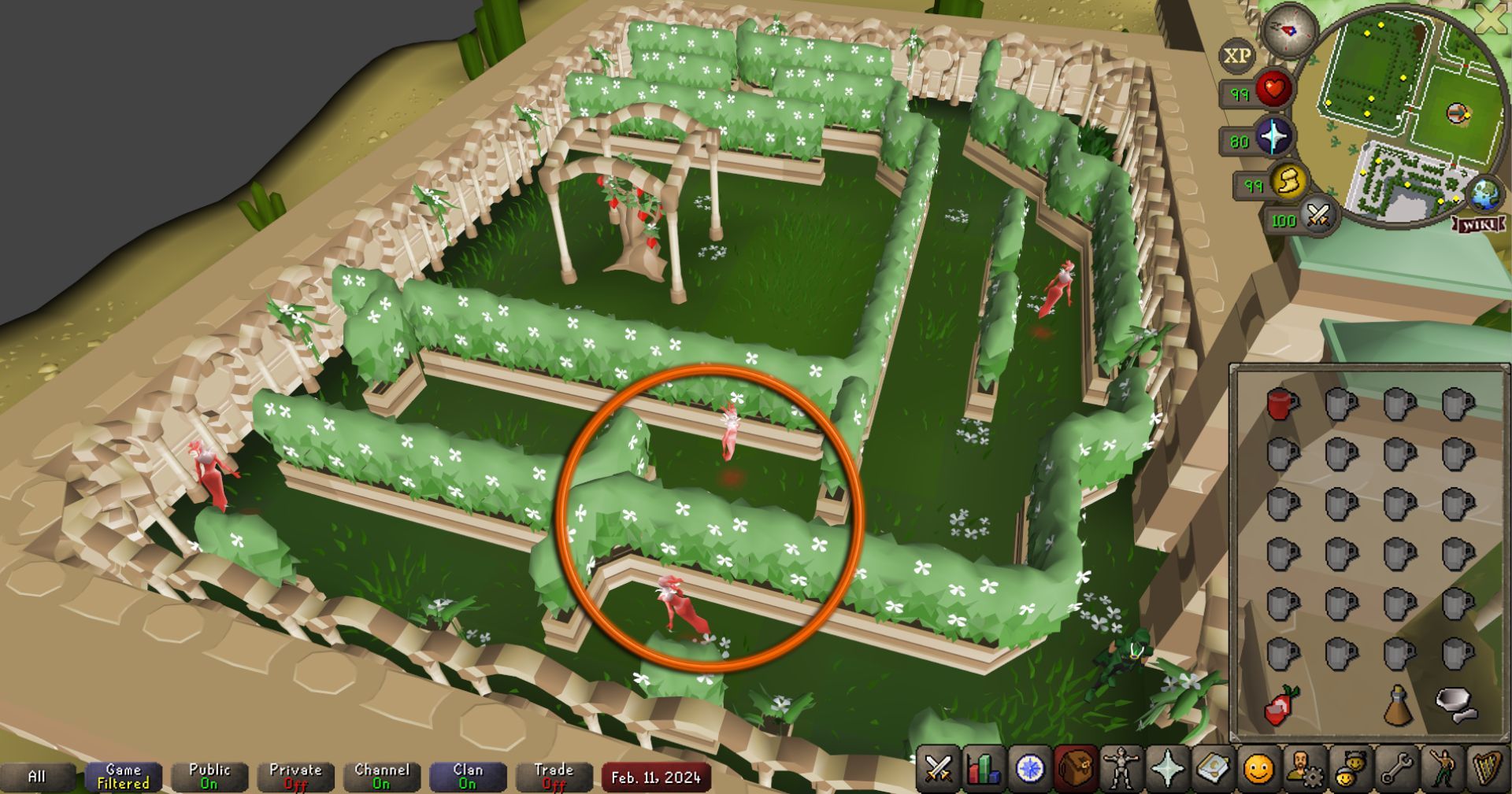 Osrs - One-Click Summer Sorceress's Garden Method