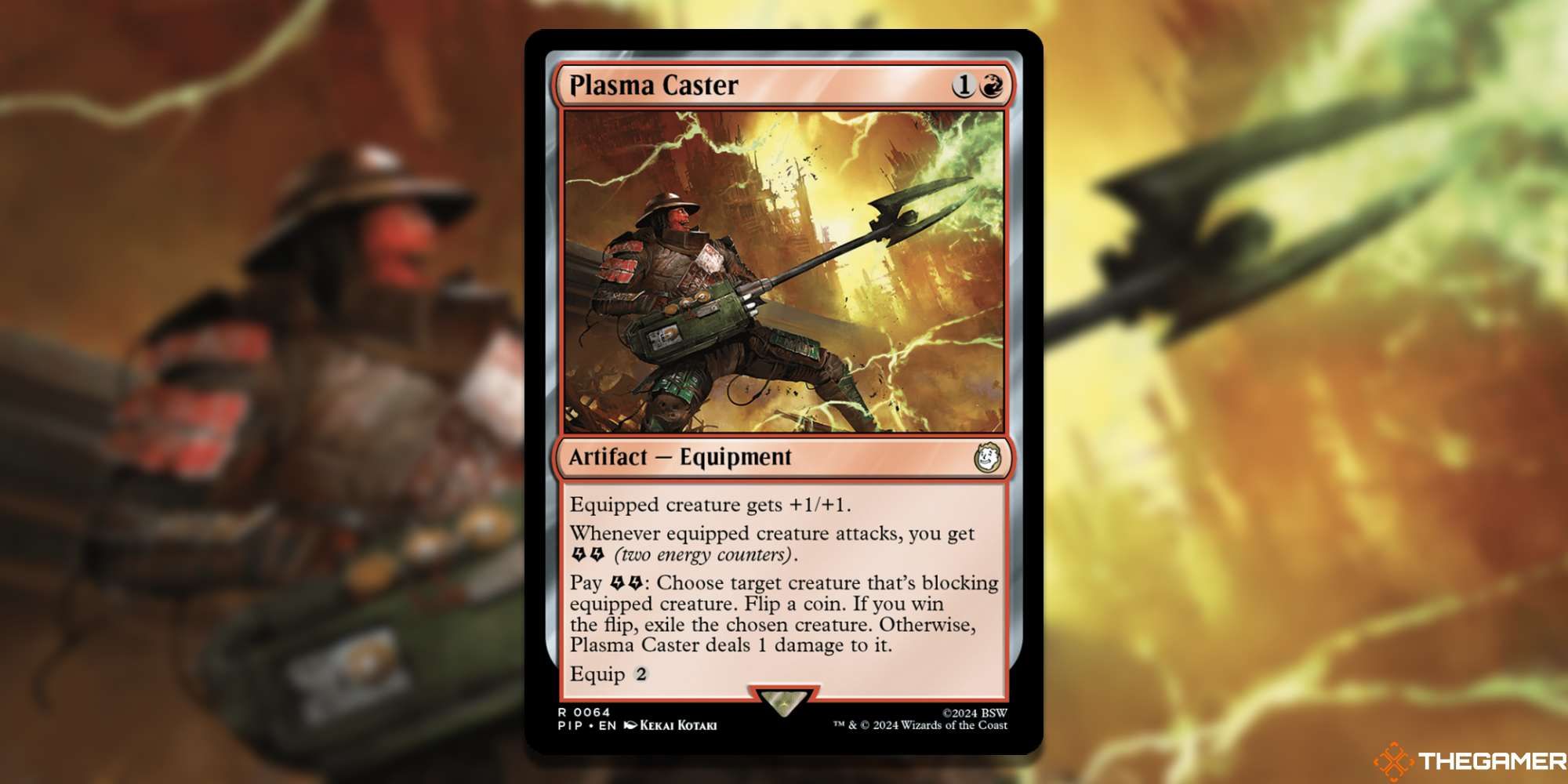 Plasma Caster MTG card art