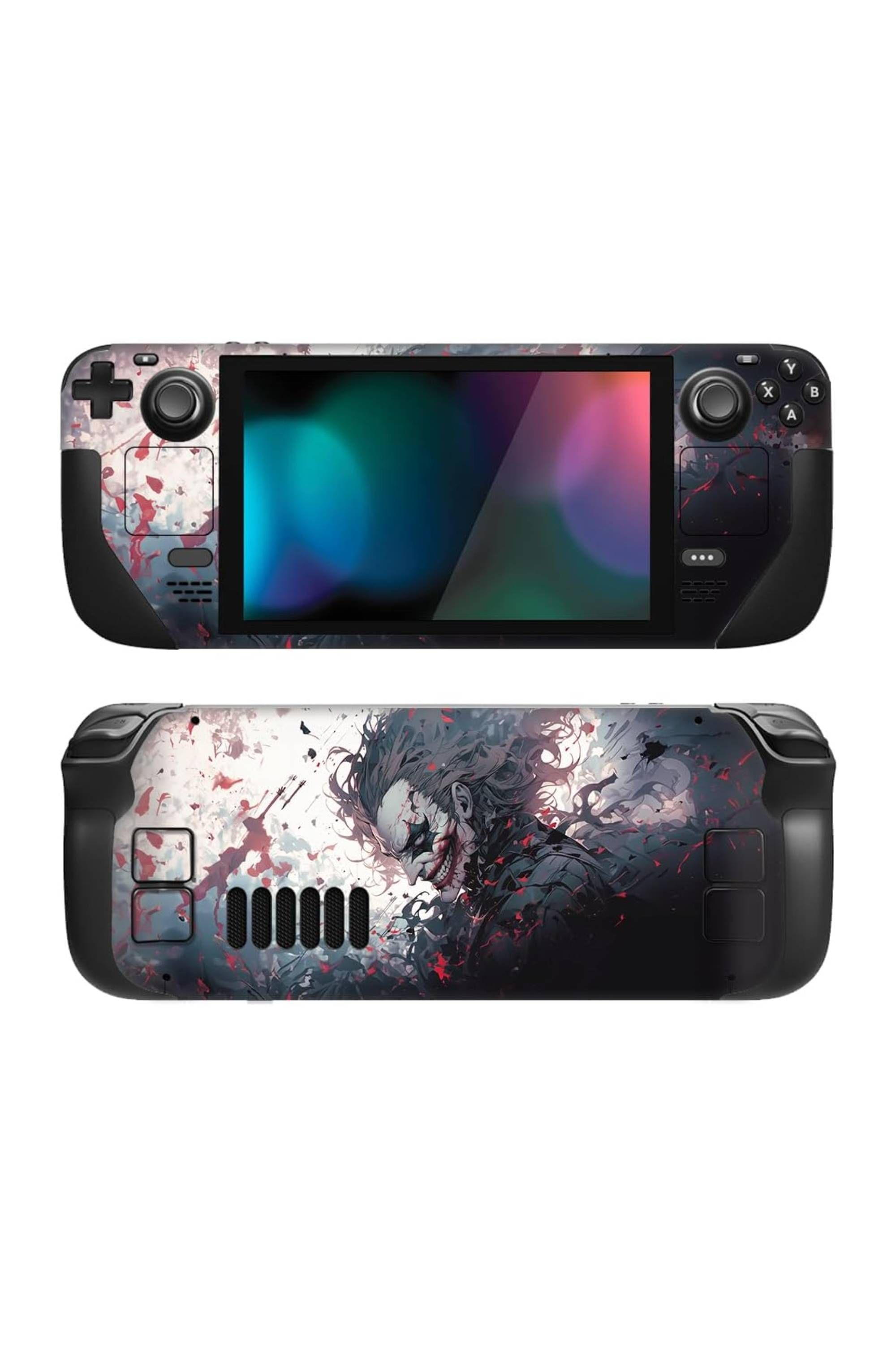 PlayVital Full Set Protective Skin Decal for Steam Deck - Killing Clown