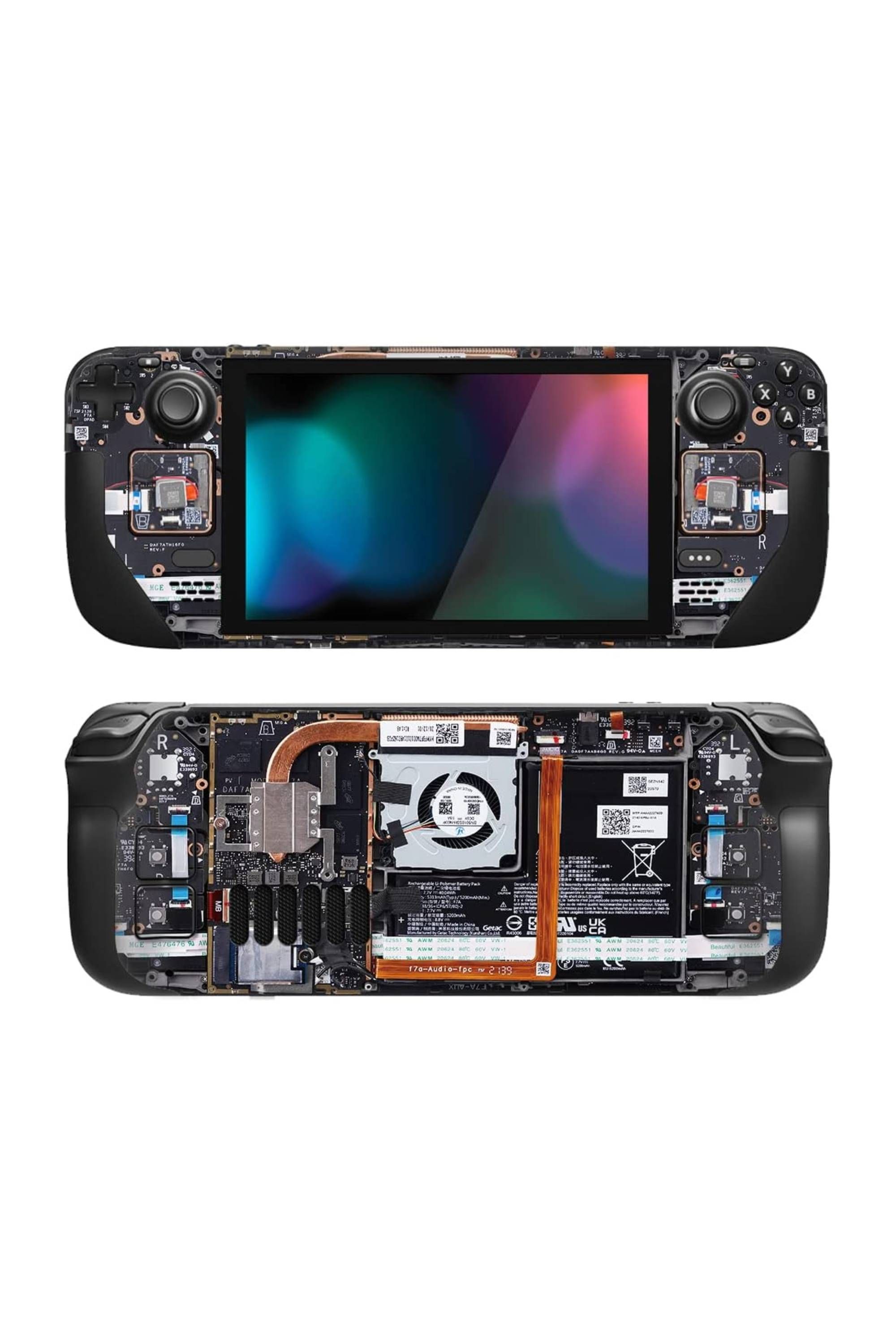 PlayVital Full Set Protective Skin Decal for Steam Deck - Tear Down
