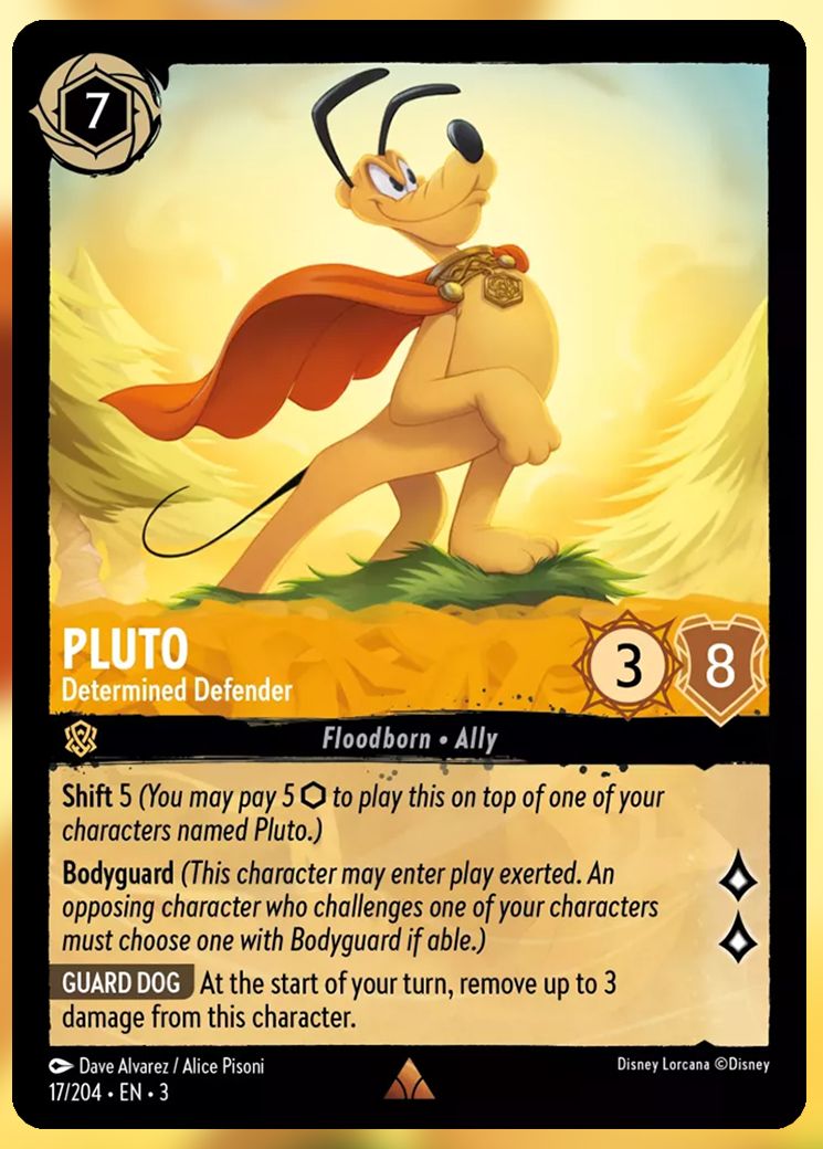 Pluto, Determined Defender