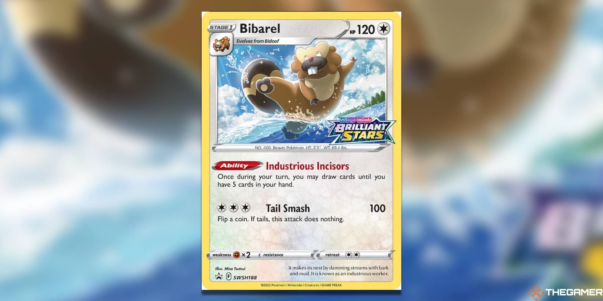 Pokemon TCG Bibarel Promo Card