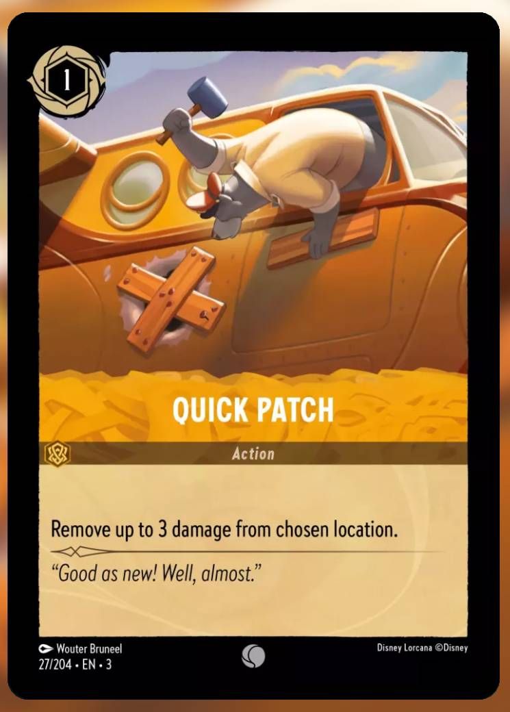 quick patch lorcana
