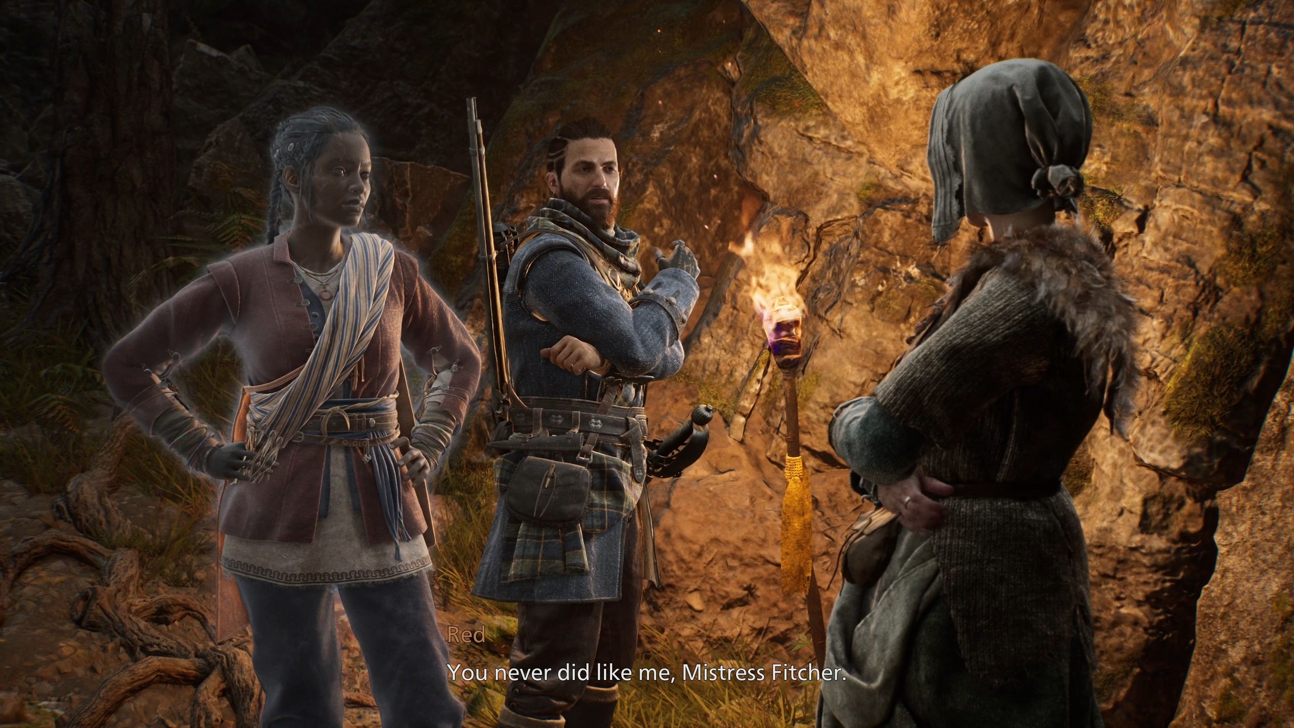 Red and Antea are speaking to Evelynne - Banishers Ghosts of New Eden