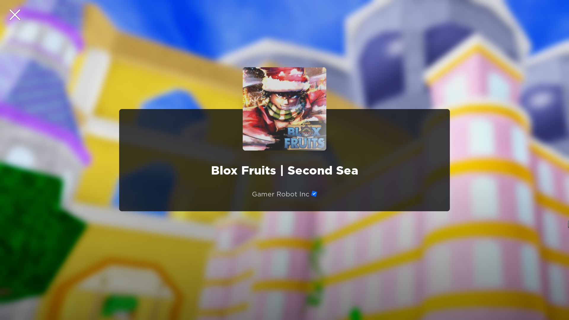 Roblox Blox Fruits, the loading screen of second sea