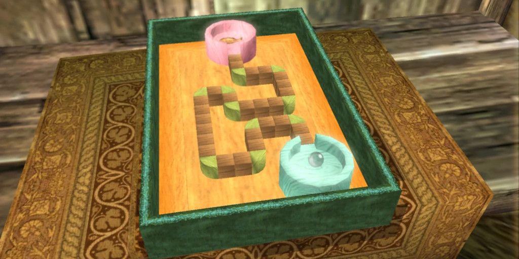 The Rollgoal minigame in The Legend of Zelda: Twilight Princess