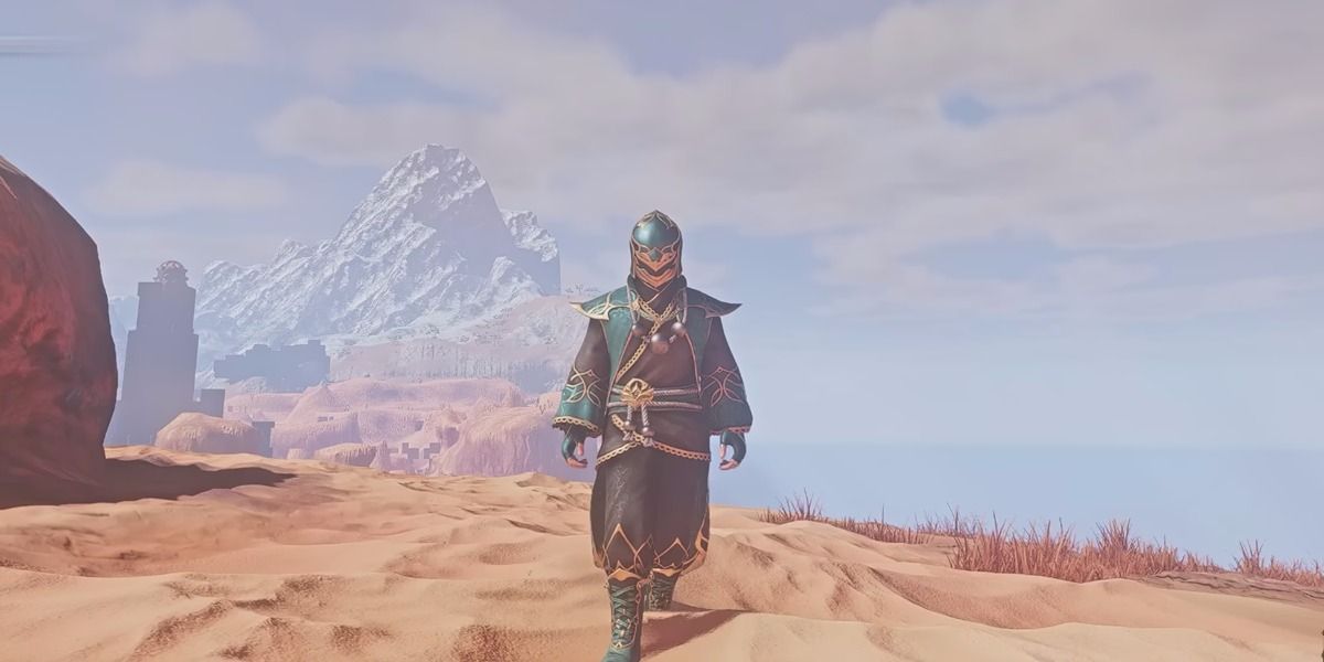 Sage Armor set in Enshrouded